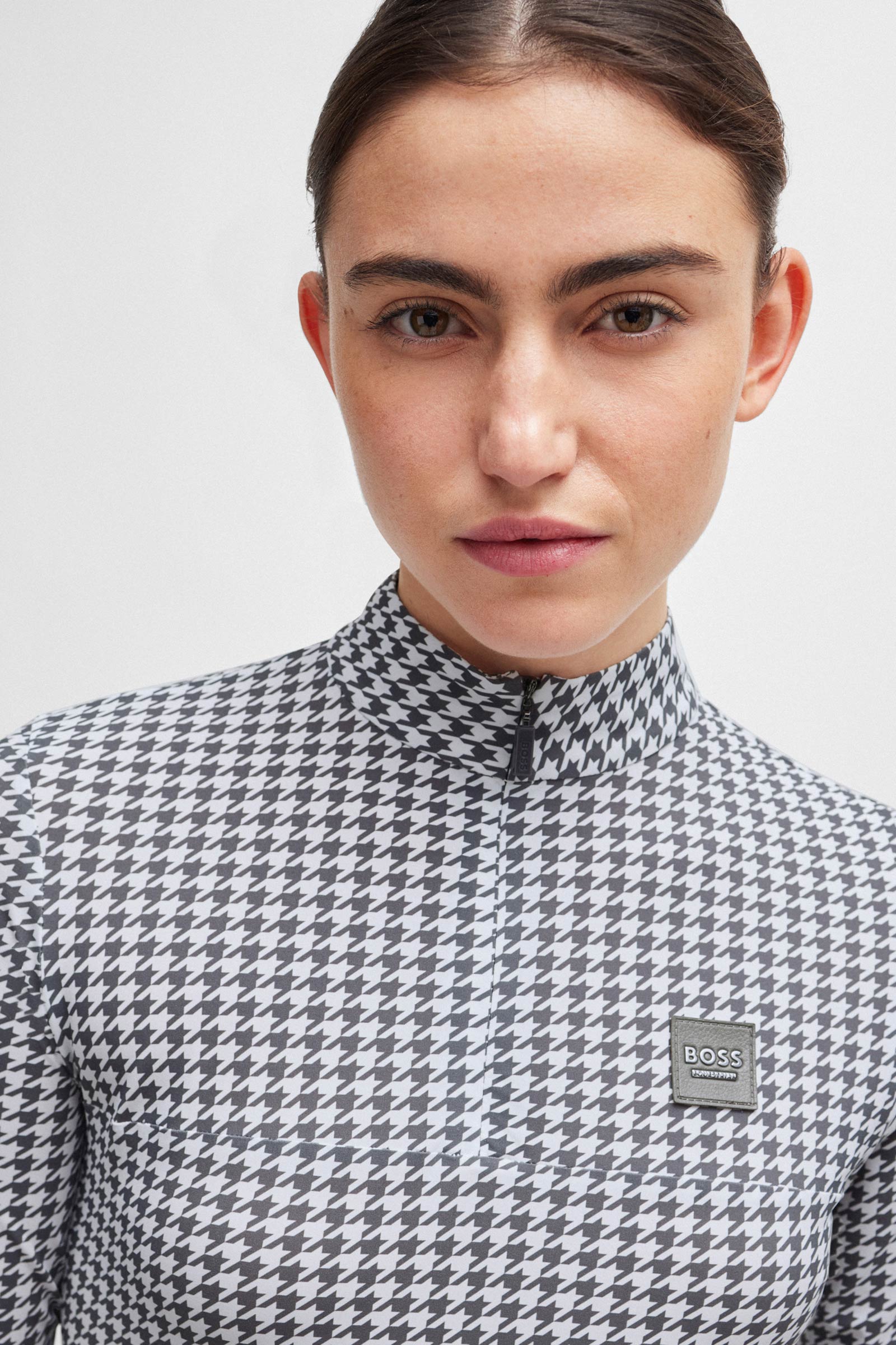 Boss Rachel trainingsshirt Houndstooth