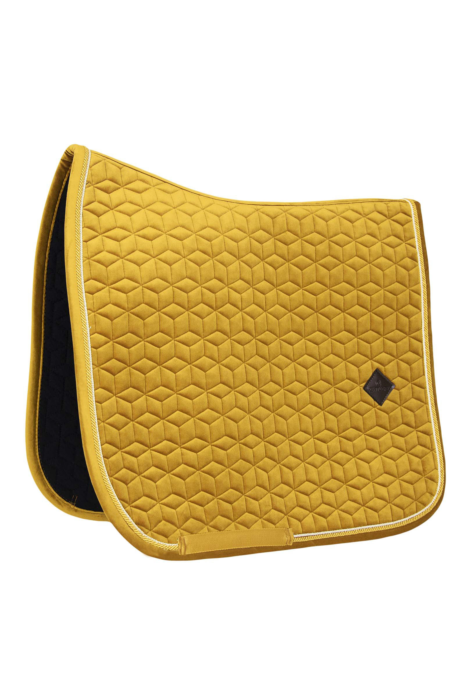 Maize Yellow Kentucky Horsewear Velvet Dressuurzadeldek