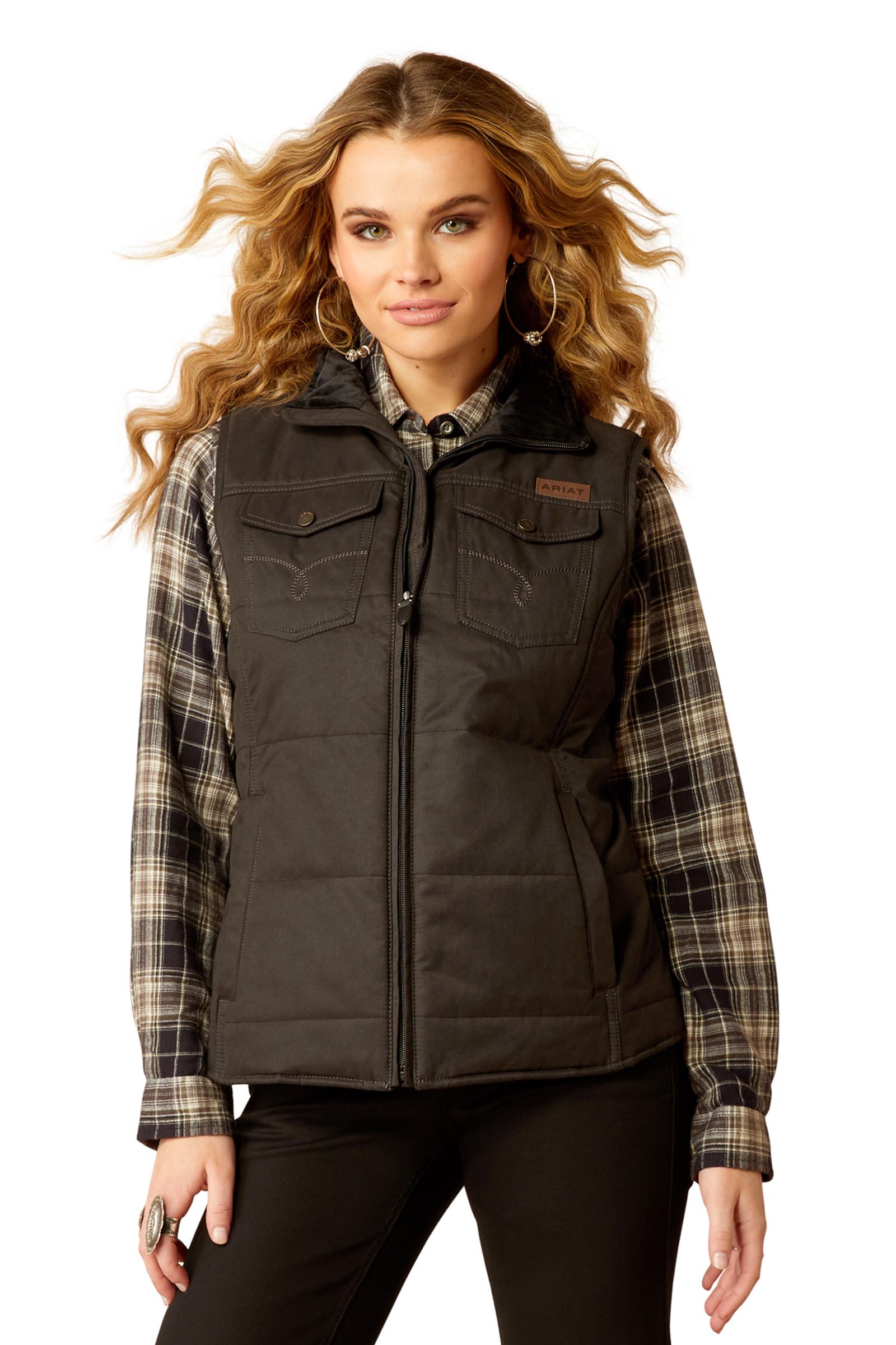 Ariat Grizzly Dames gewatteerde bodywarmer