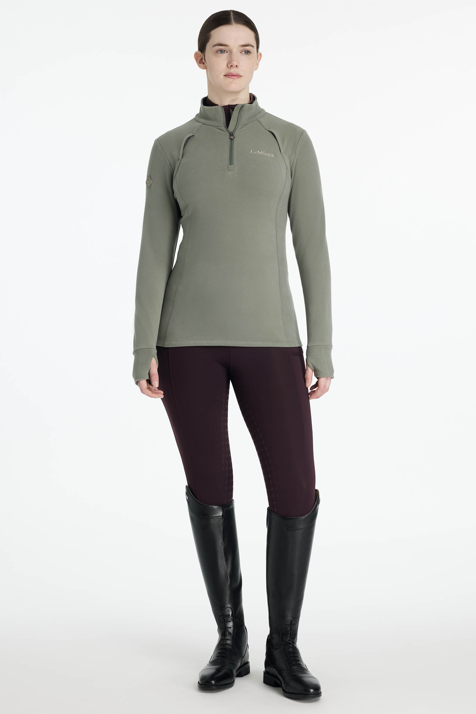 LeMieux Frances dames fleece trui met kwart rits