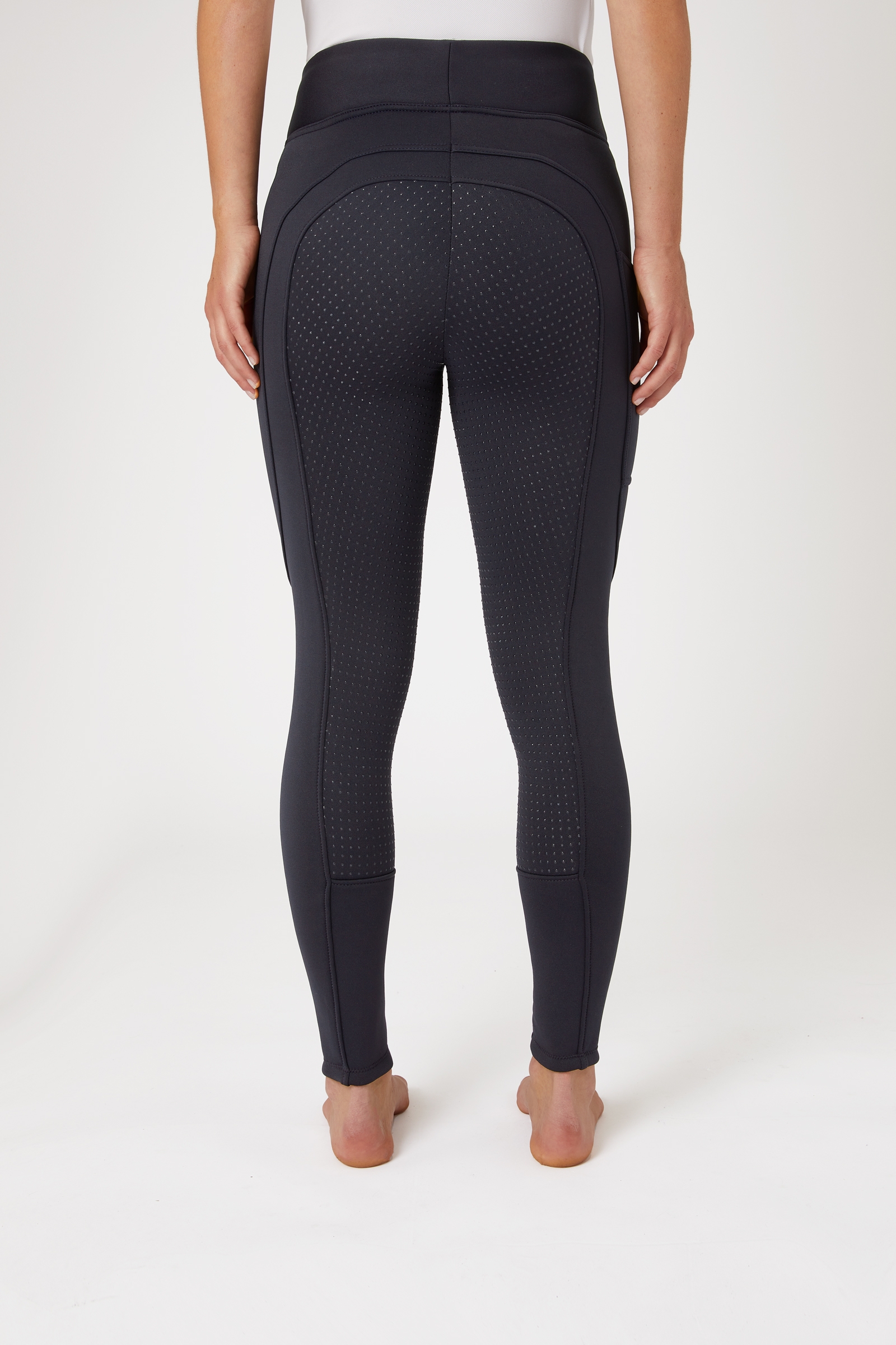 Horze Active fullgrip winter rijlegging met telefoonzak, dames