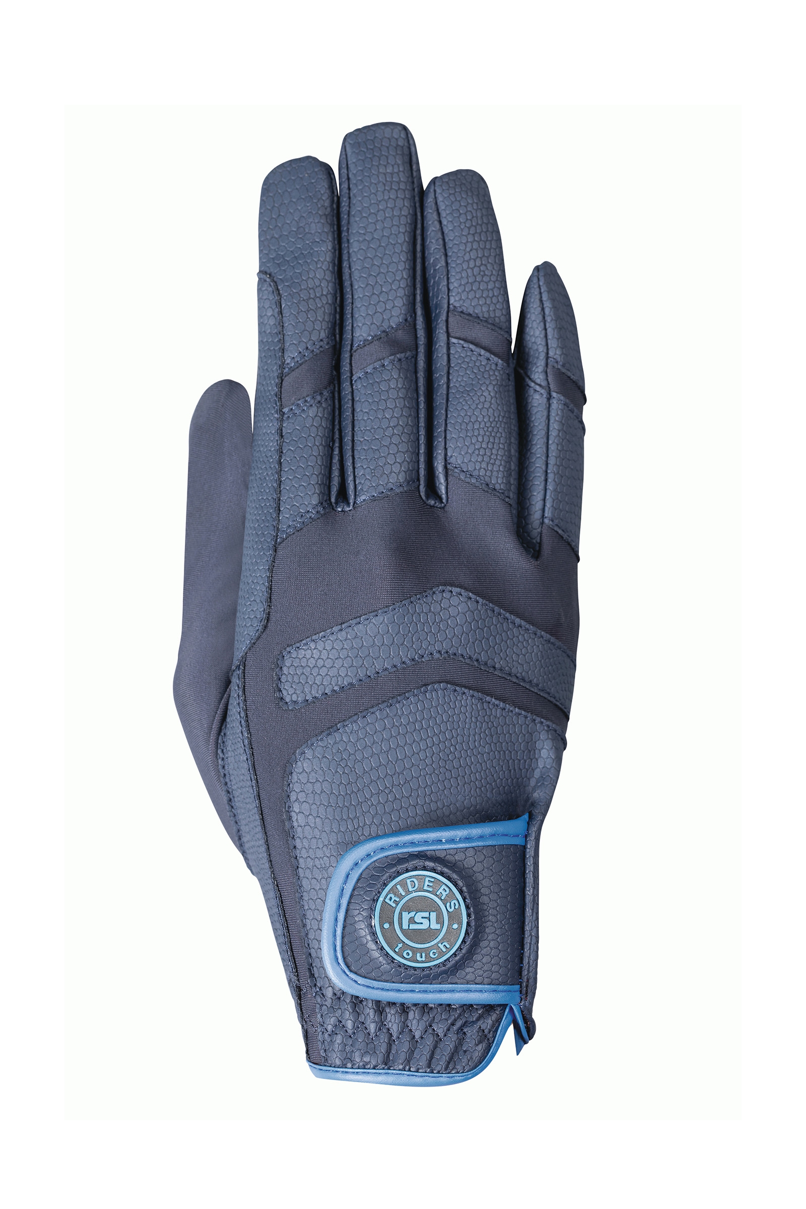 Navy/Light Blue RSL Palma Riding Gloves