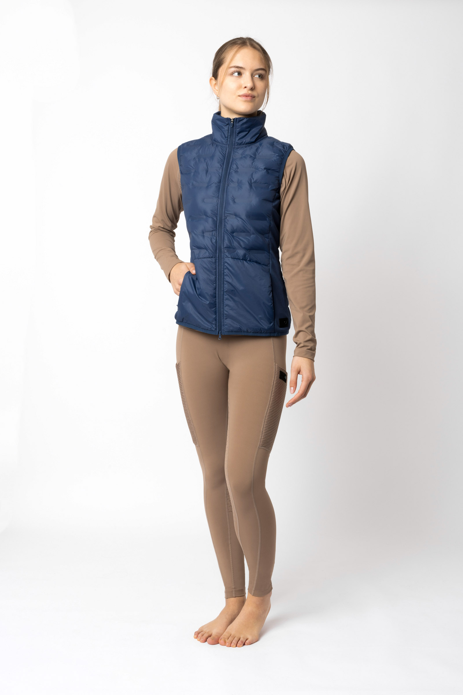 Horze Adela licht gevoerde functionele bodywarmer, dames