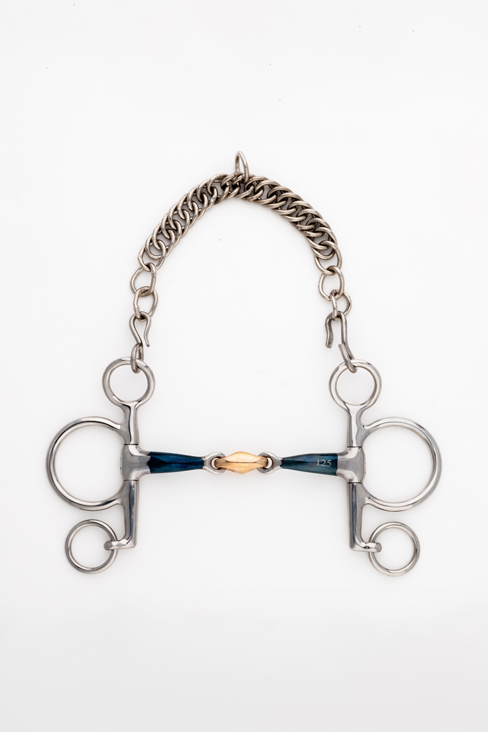 Kavalkade ergonomisch pelhambit, dubbelgebroken met Lock Up, kort, 14 mm