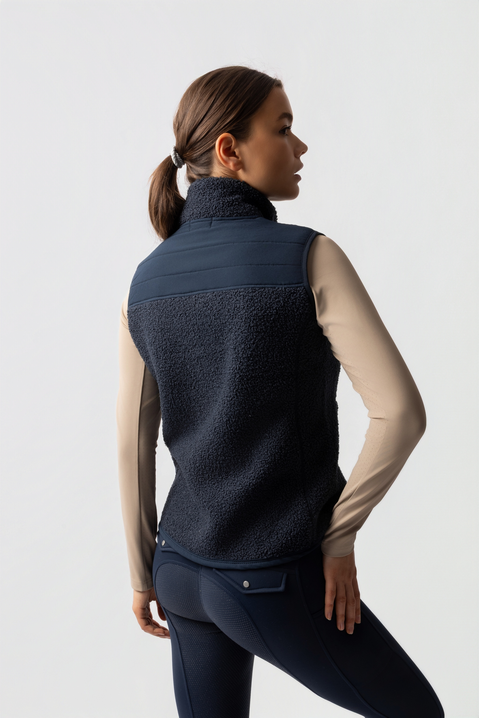 Horze Adira dames teddy fleece gilet