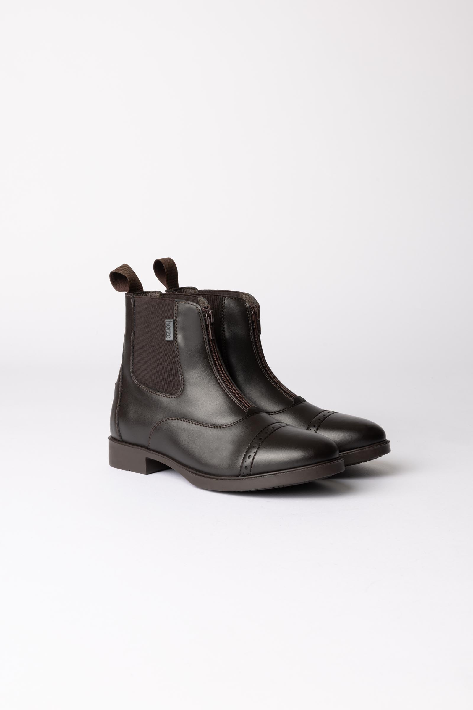 Brown Horze Wexford jodhpurs met rits vooraan, dames