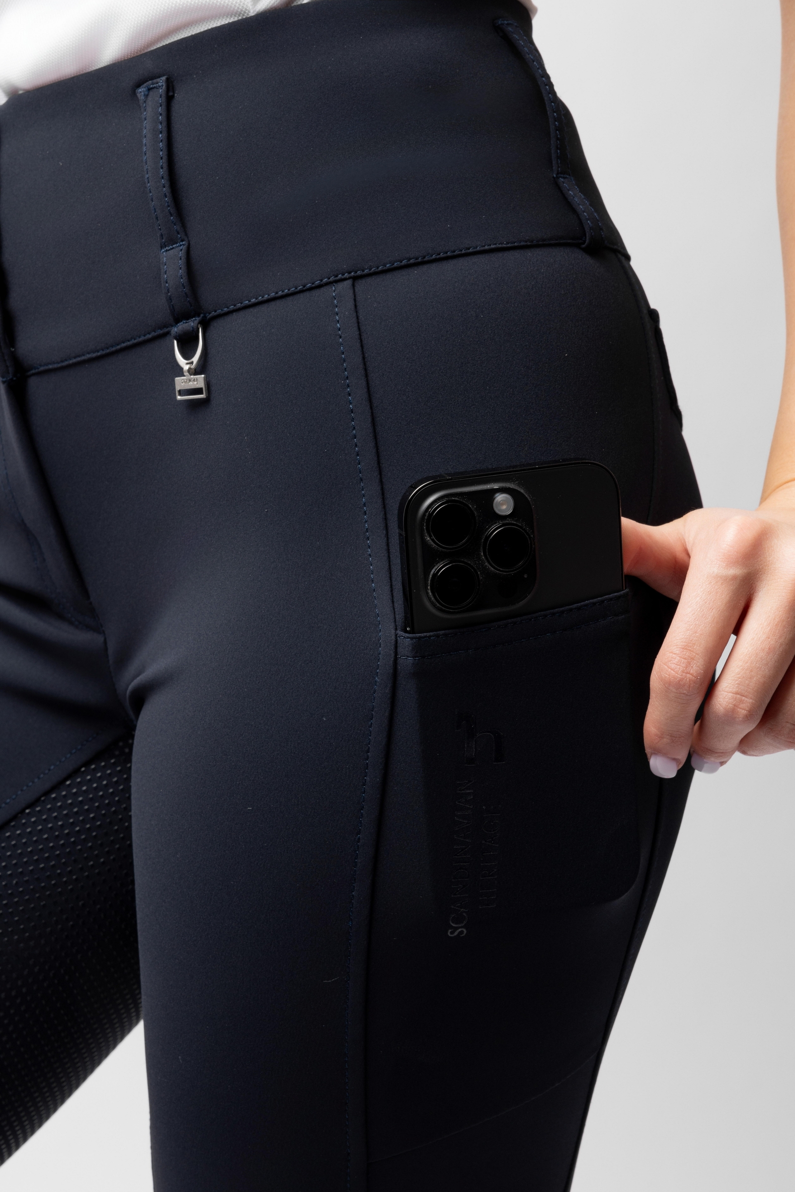 Horze Leonie damesrijbroek met fullseat siliconen grip UPF 40+