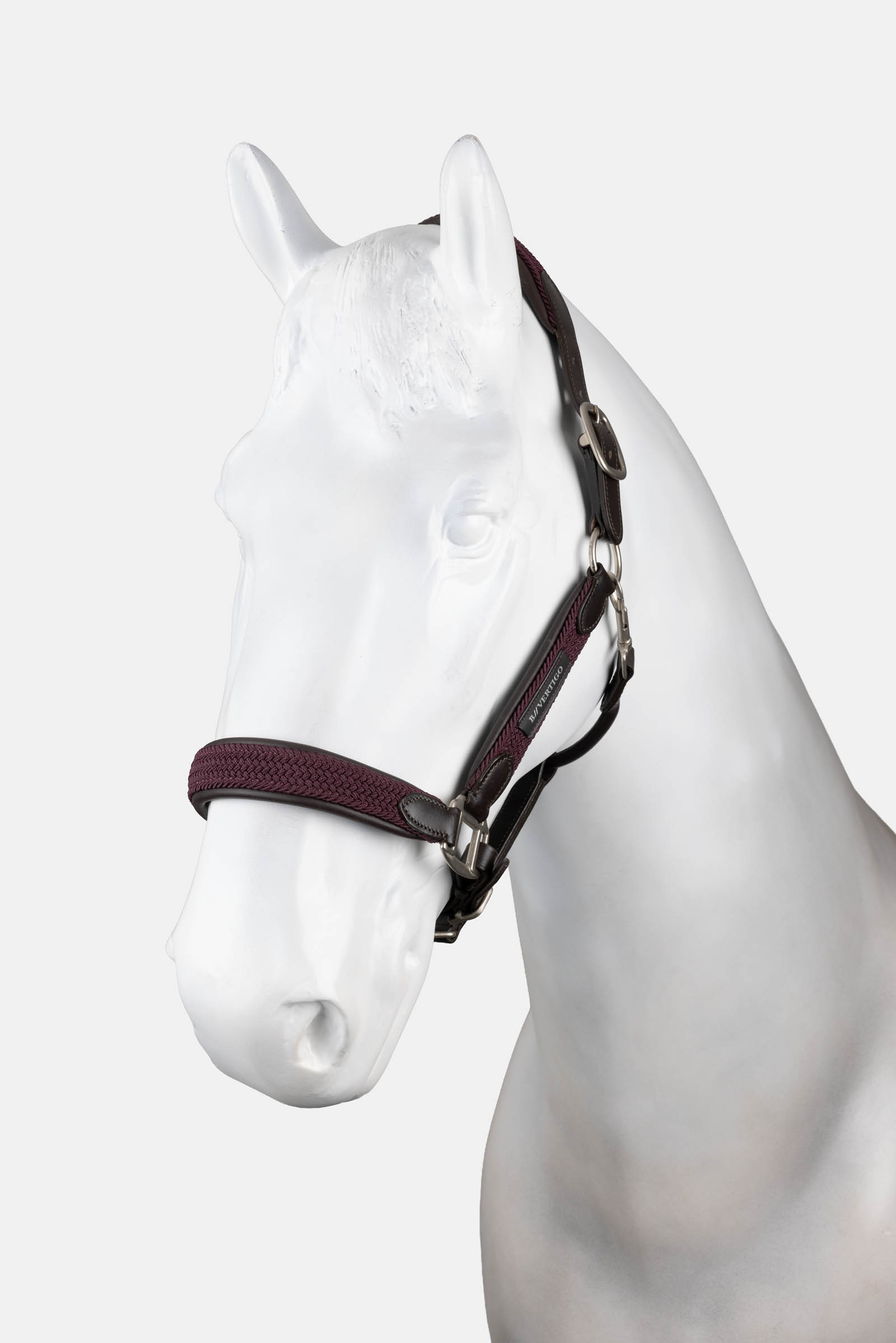 Burgundy B Vertigo Evolve leren halster