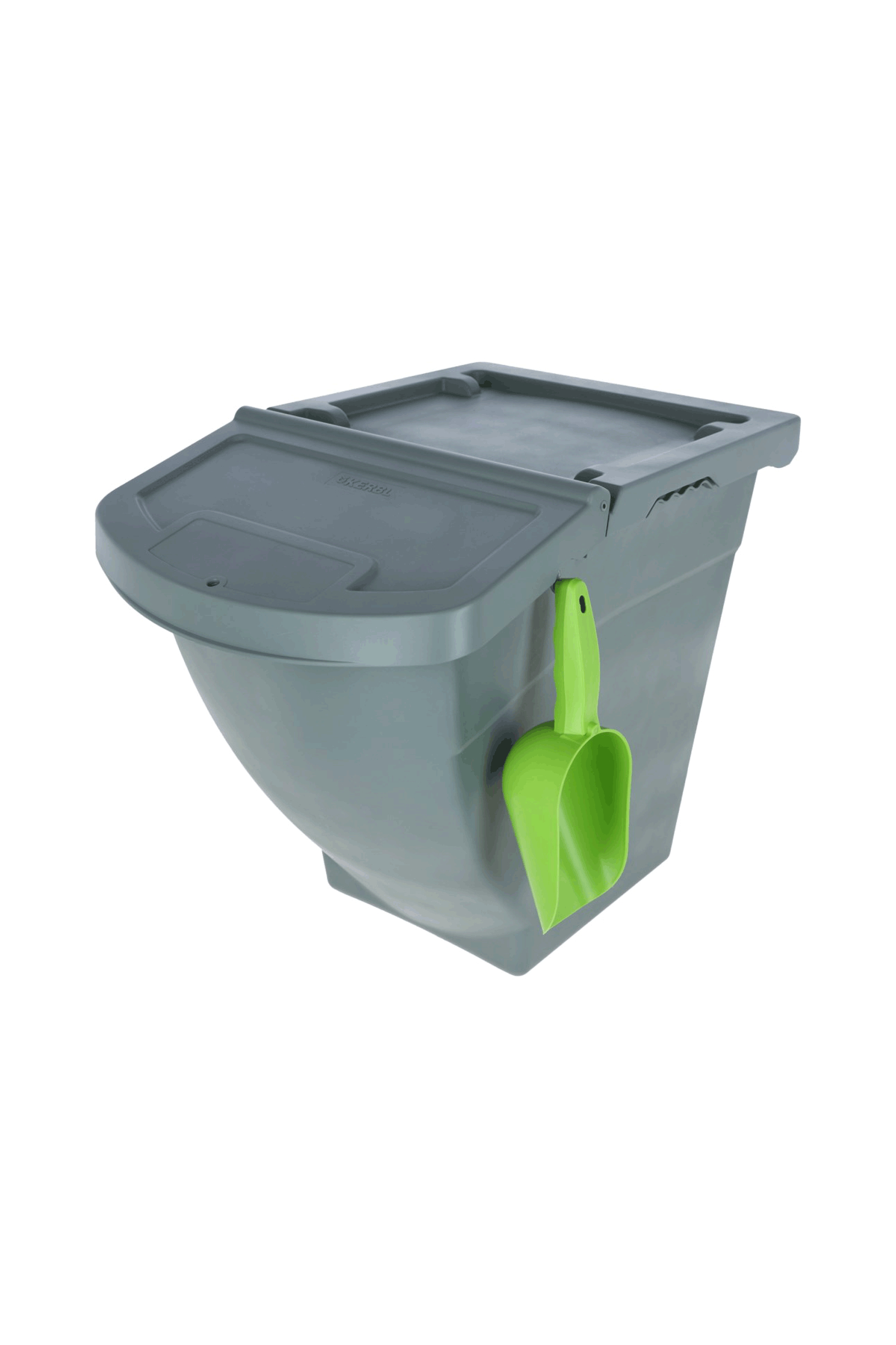 Kerbl Stapelbare voederbox met deksel, 40 L