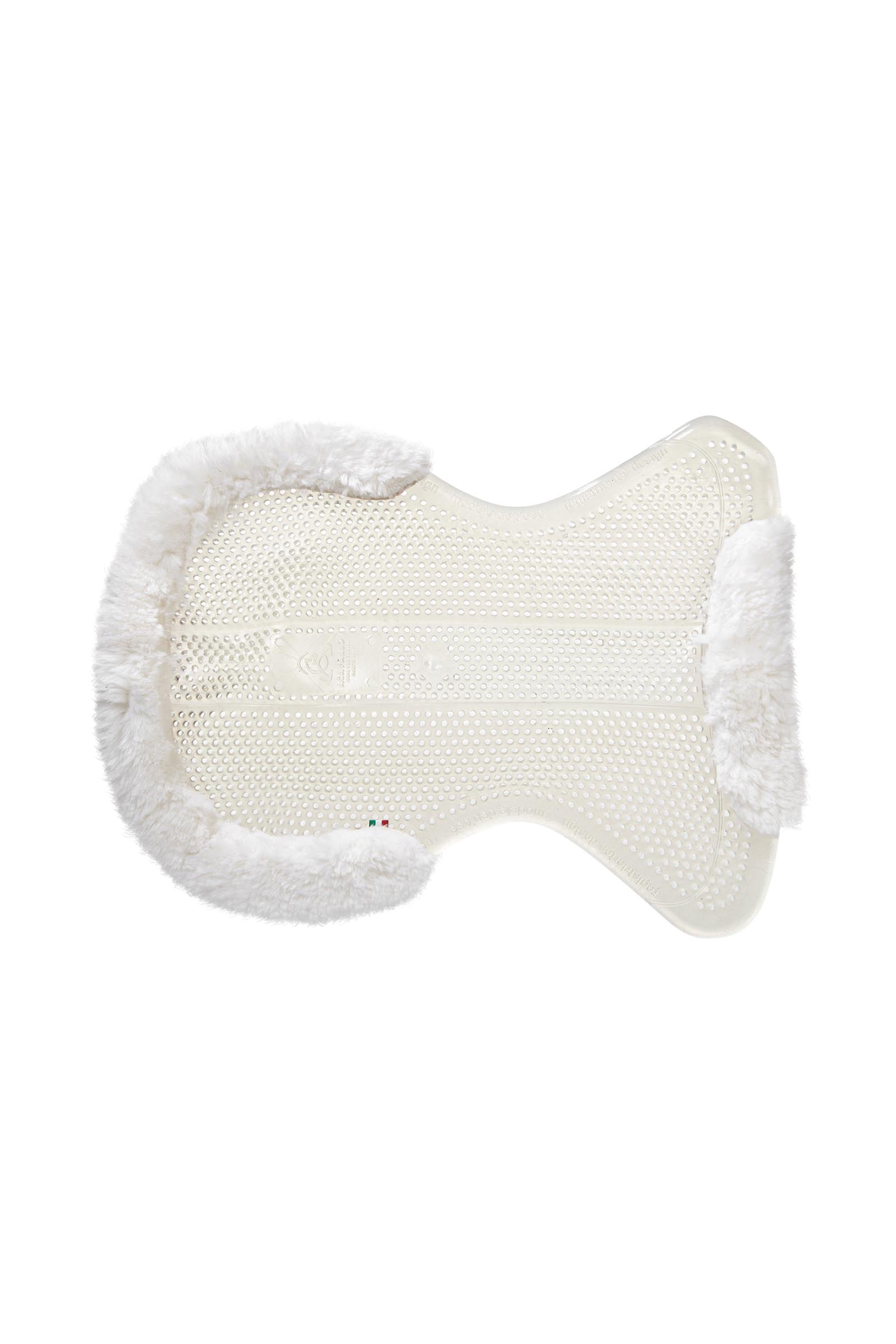 Acavallo Gel Antislip Classic Pony met Schapenvacht Halve Uitsparing Plat