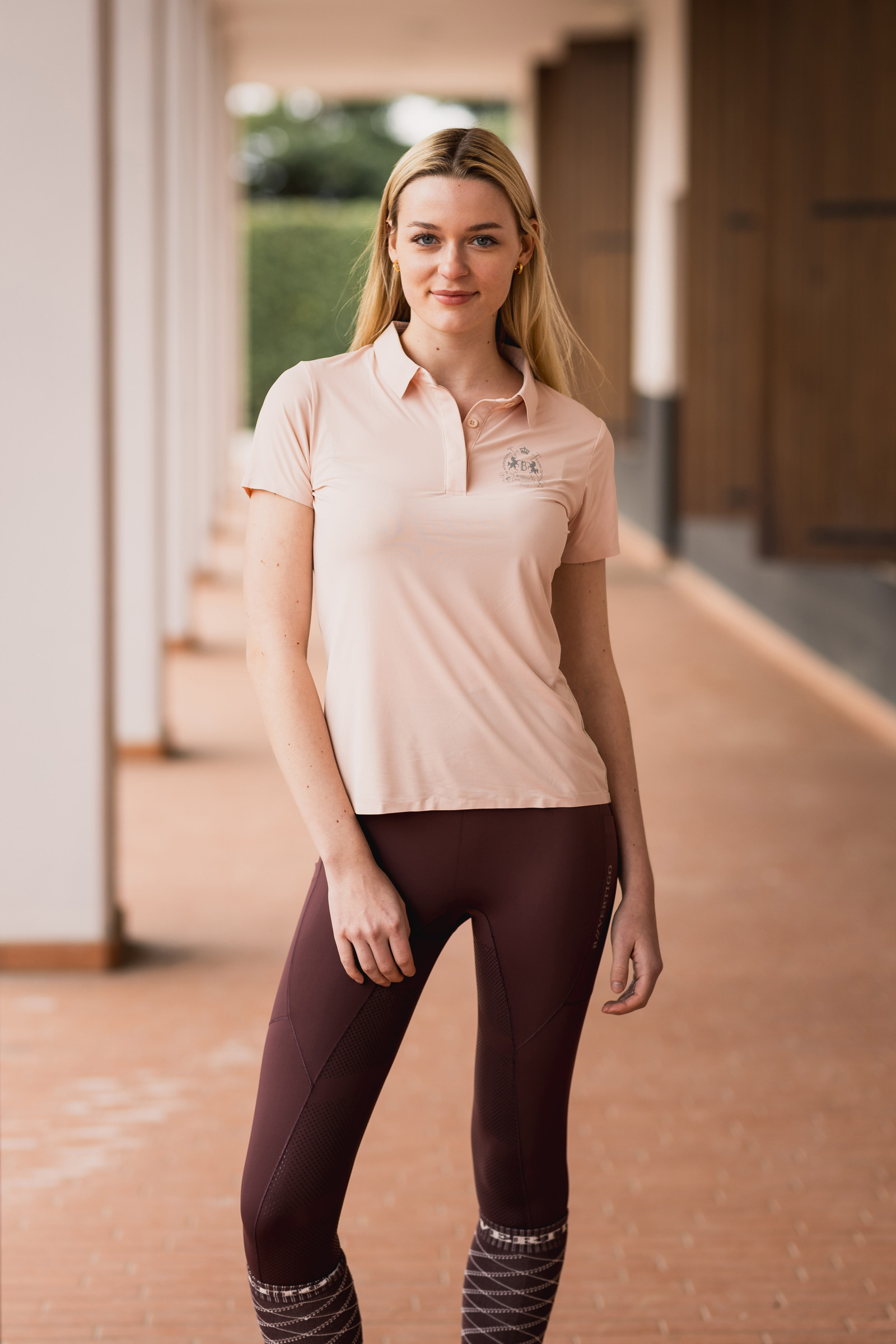 B Vertigo Daphne naadloos poloshirt, dames