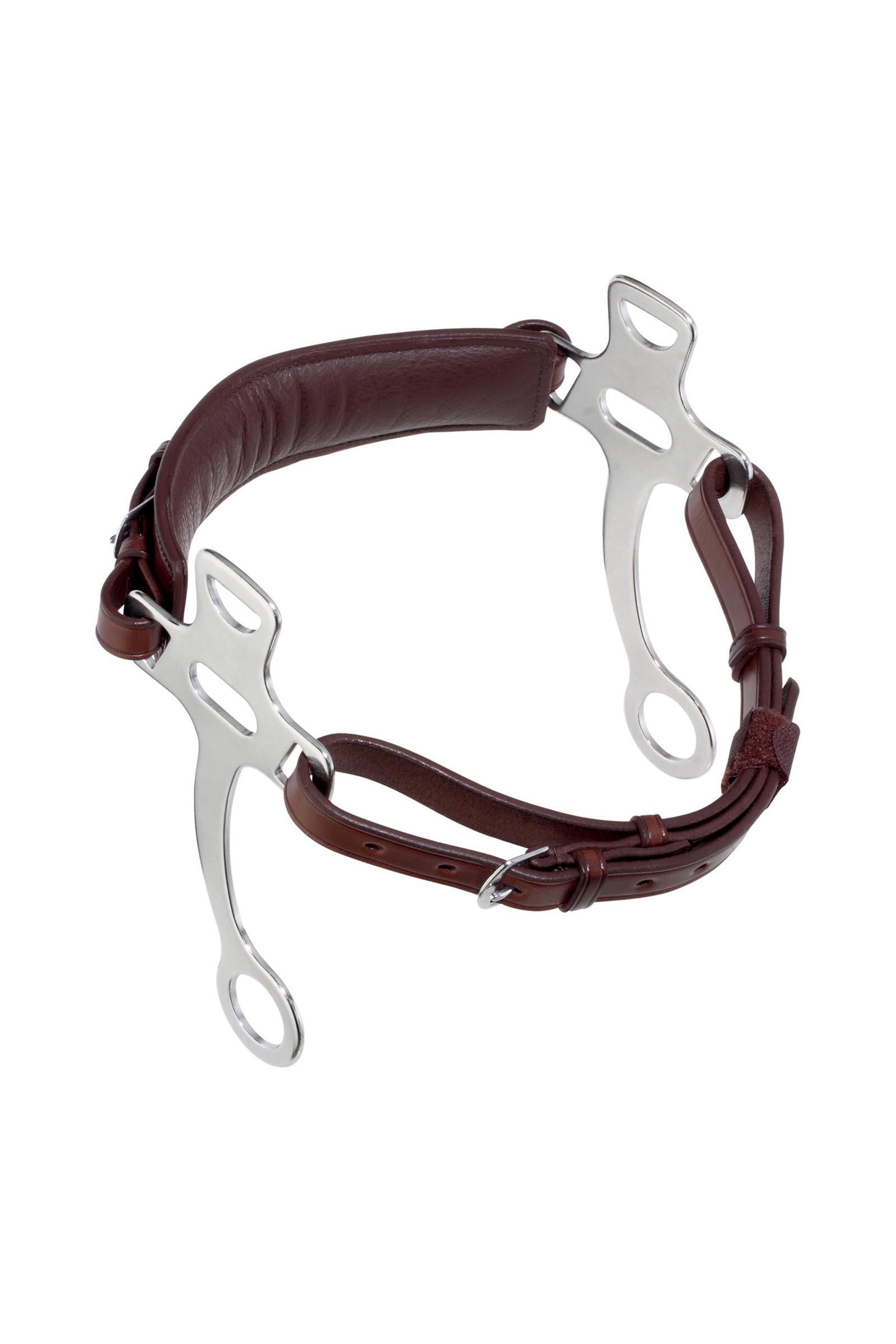 Sprenger pony hackamore met leren kinketting, roestvrij staal scharen 19 cm