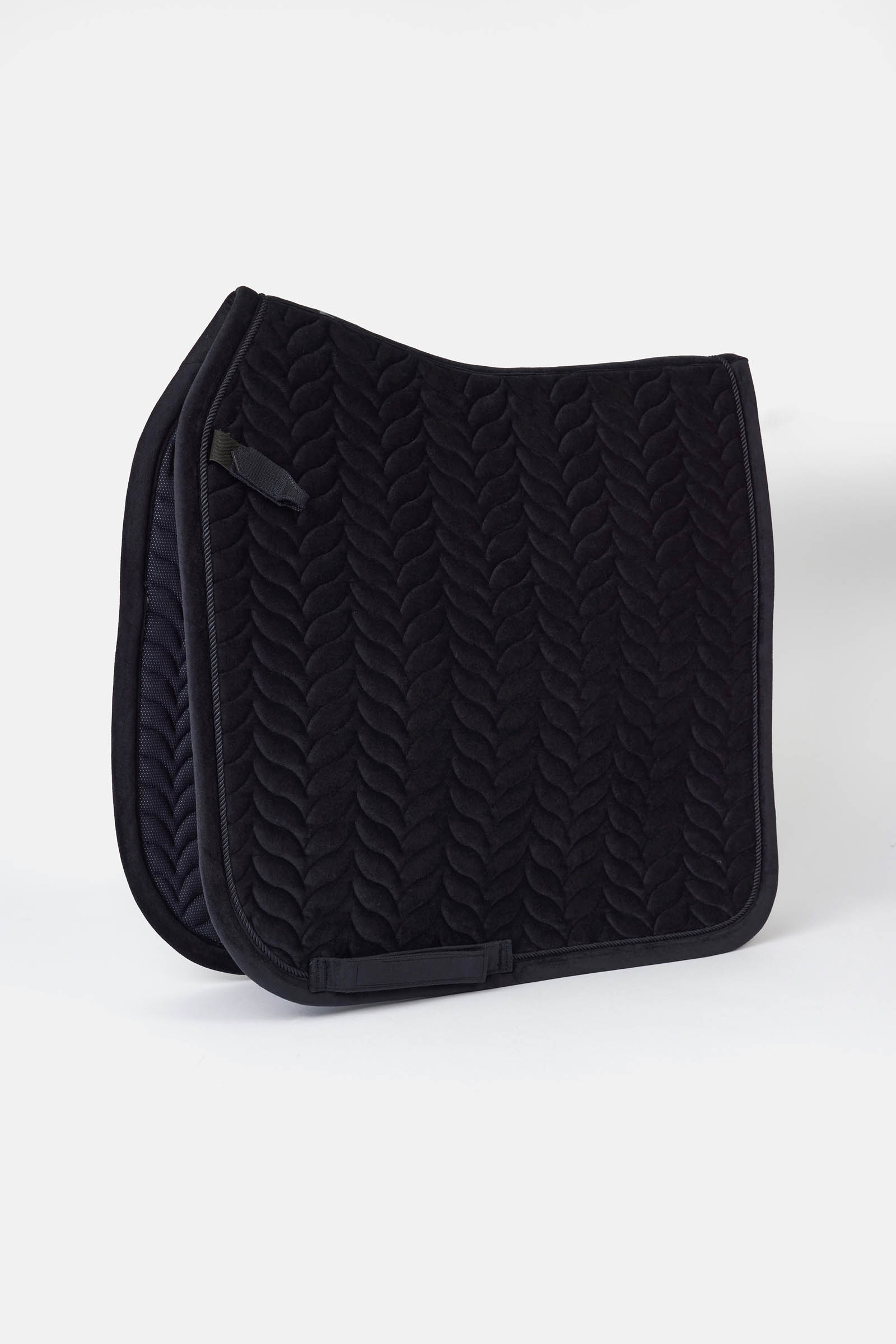 Odyssey Navy Horze Velvet Wave dressuurzadeldek