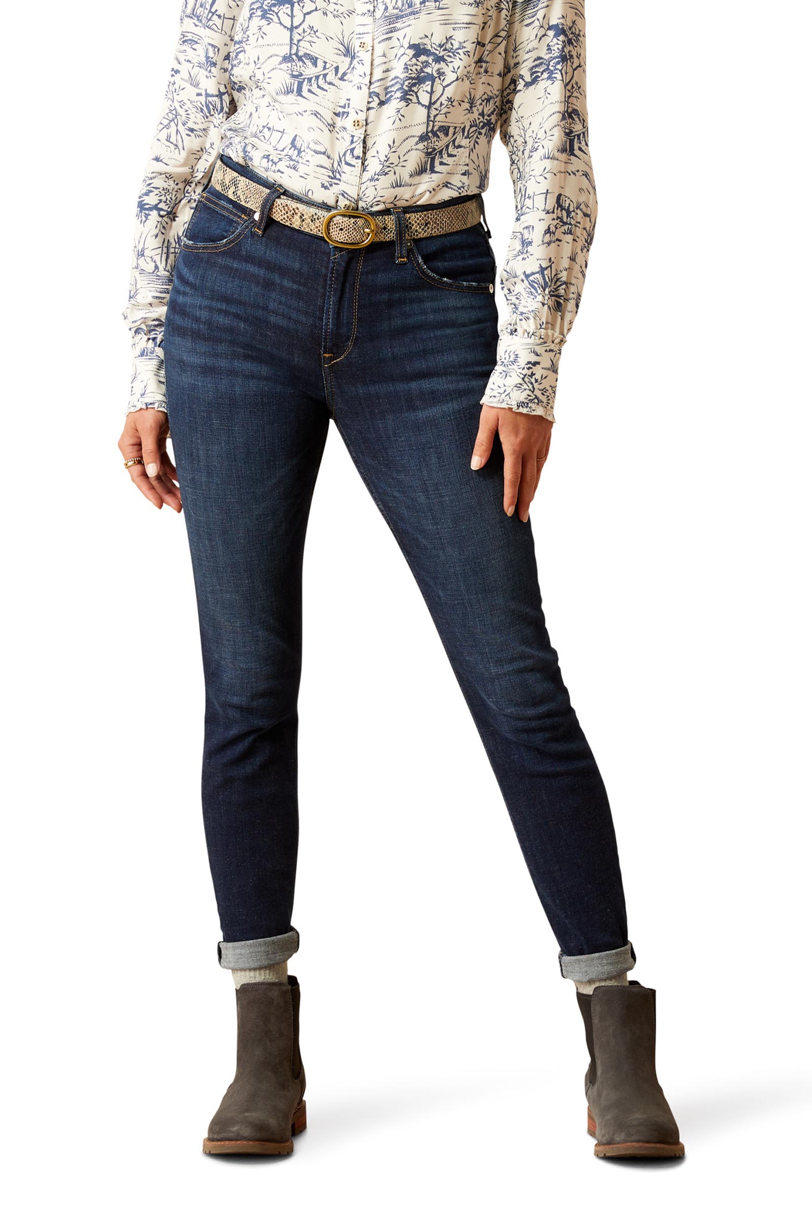 Ariat High Rise Bridle Dames skinny jeans met hoge taille