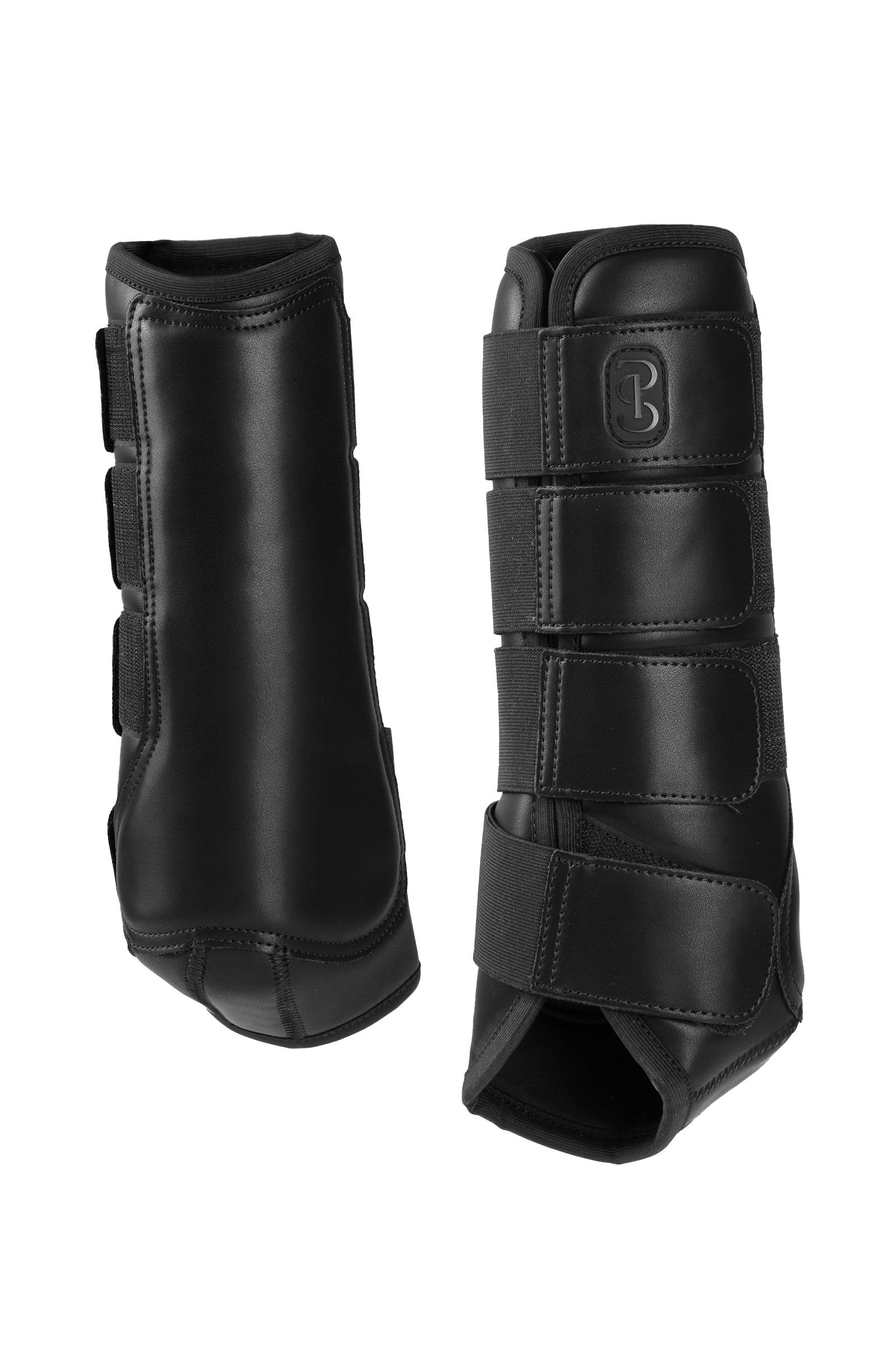 Black PS of Sweden Premium Trainingsbeschermers Voorbenen 2-pack
