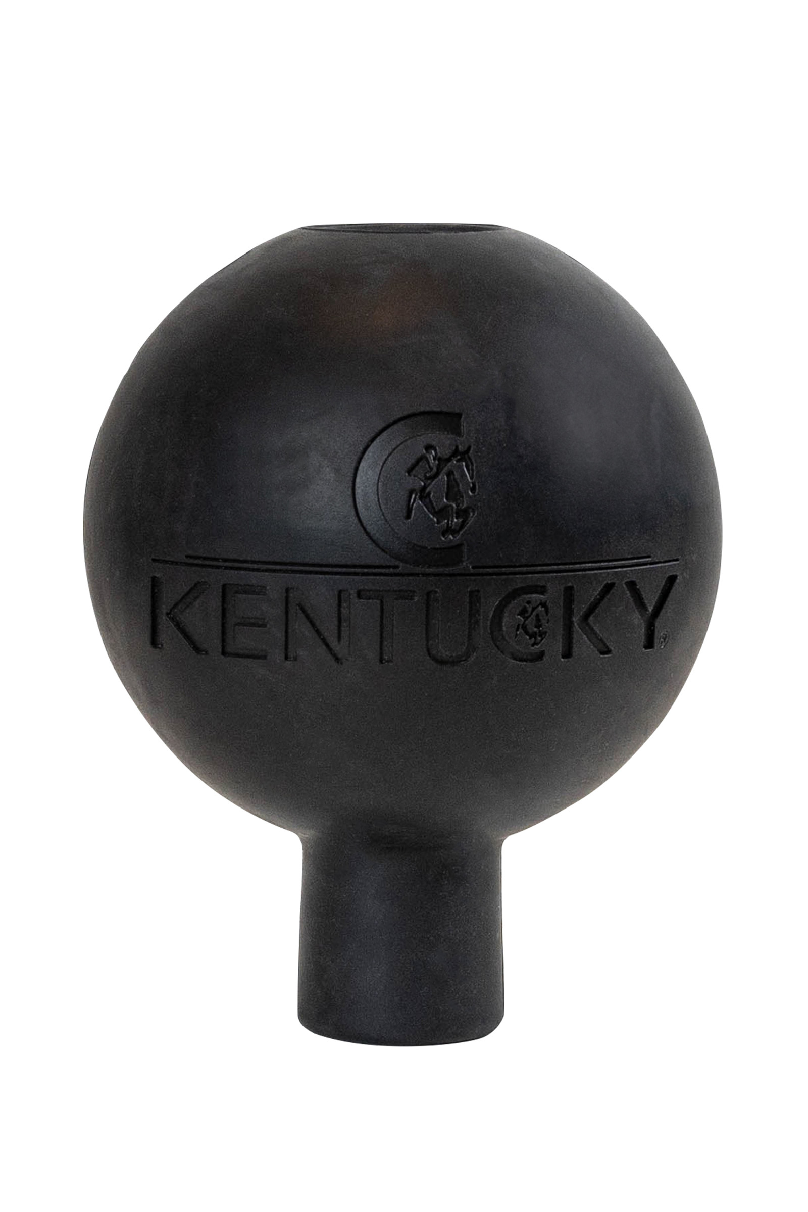 Black Kentucky Horsewear touw &amp, wand bescherming rubberen bal