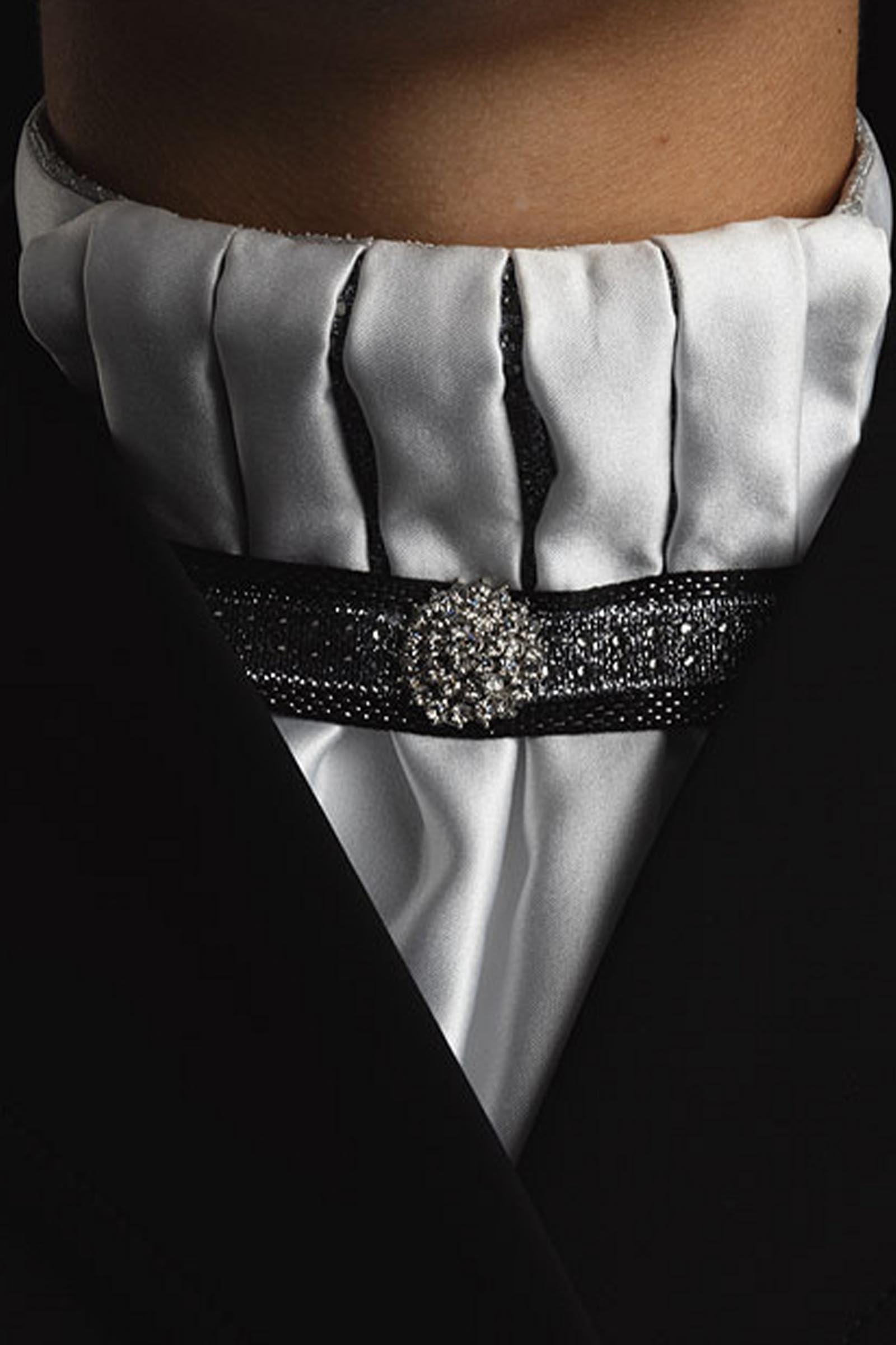 ANKY Competition Dames Geplooide Kraag Plastron