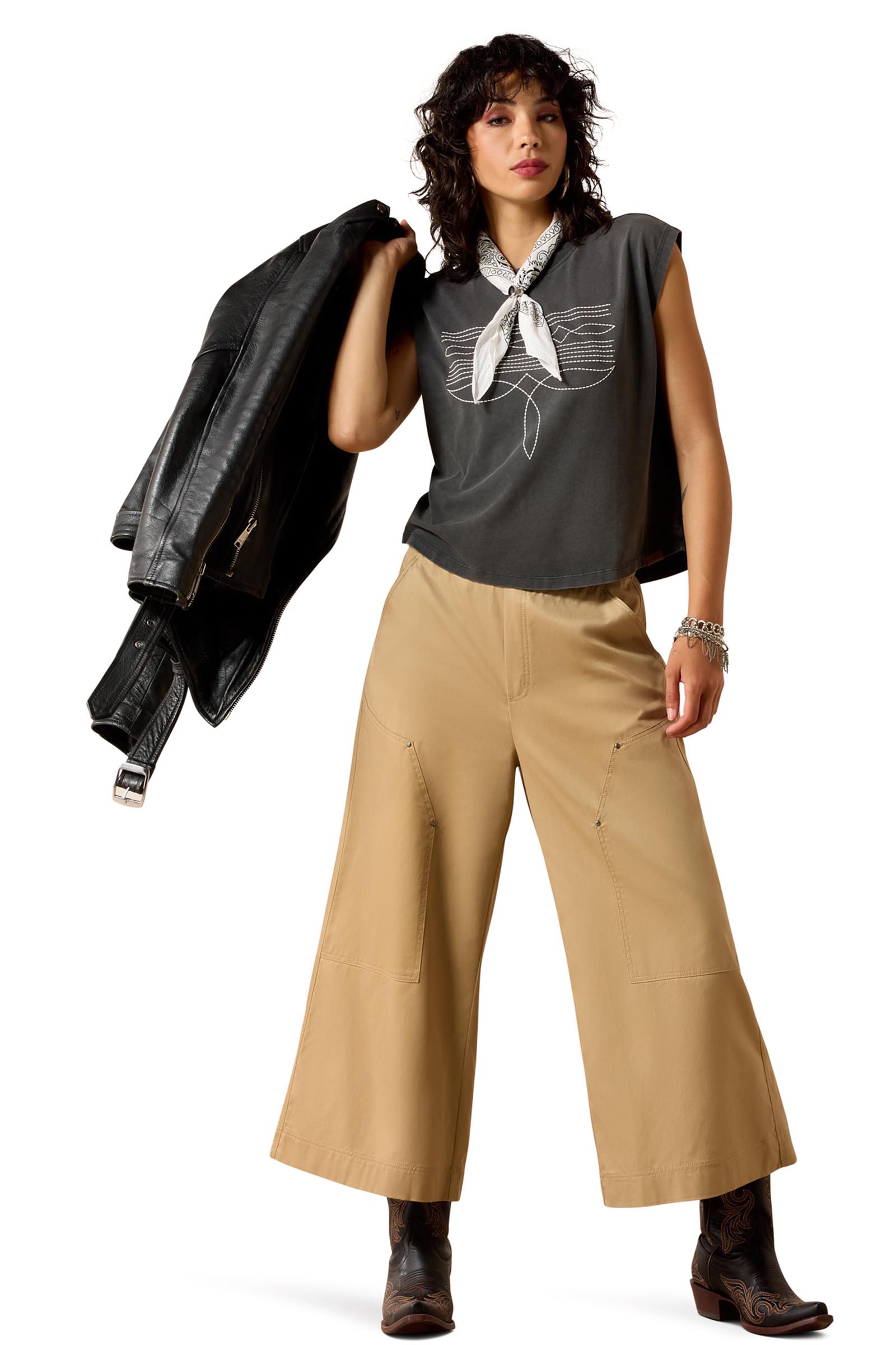 Ariat Dames Dallas cropped T-shirt