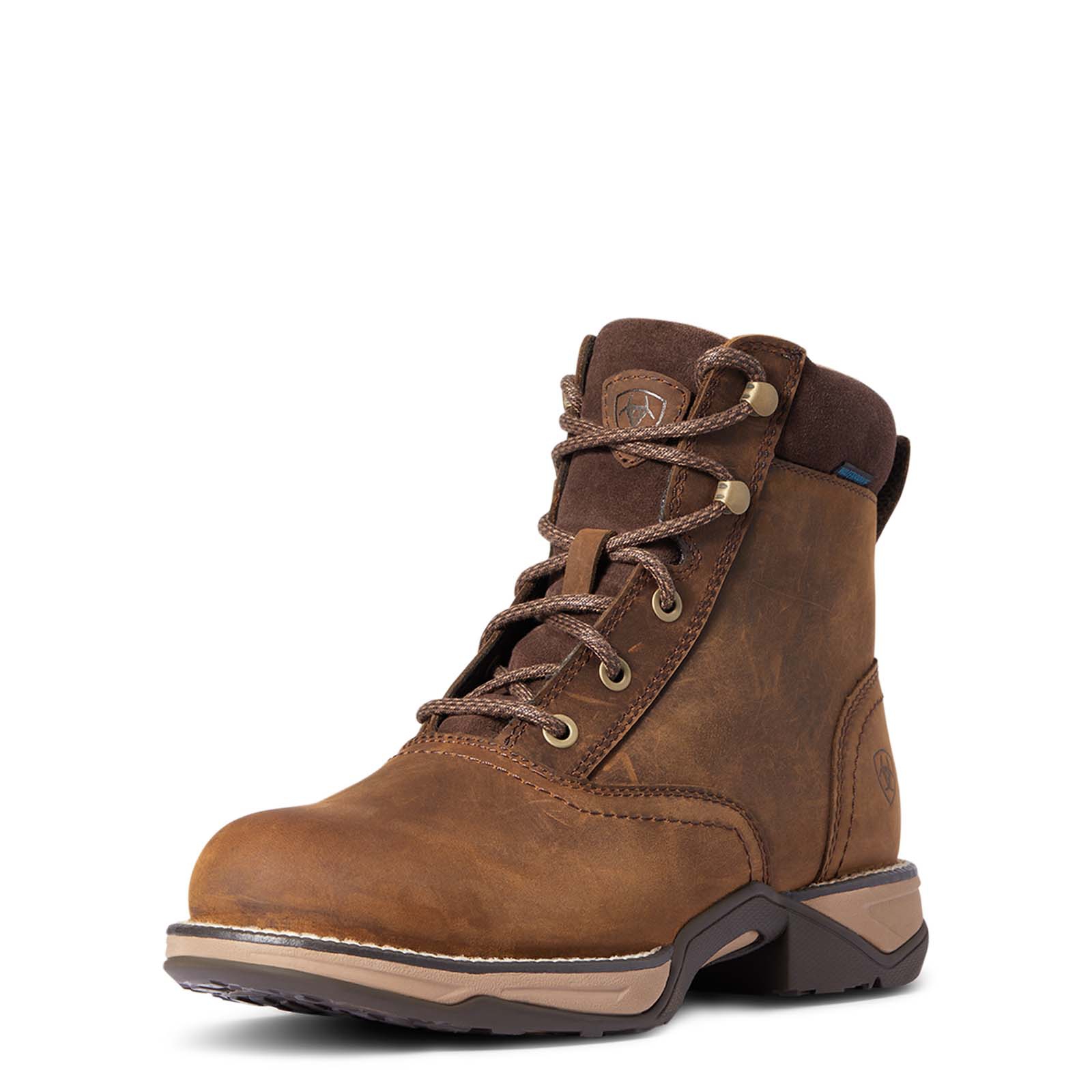 Ariat Anthem H2O Dames waterdichte veterschoenen met ronde neus