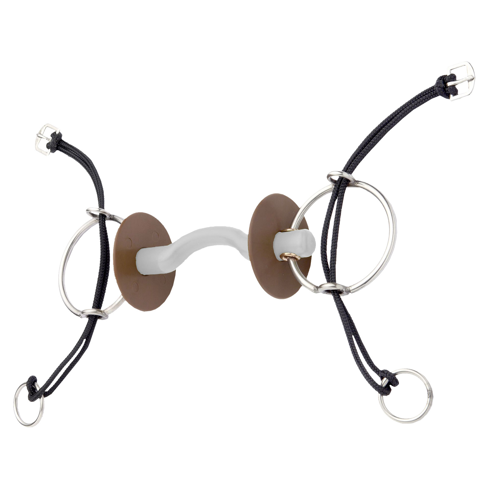 Beris Gag Bit with Tongue Port Snaffle - Hard