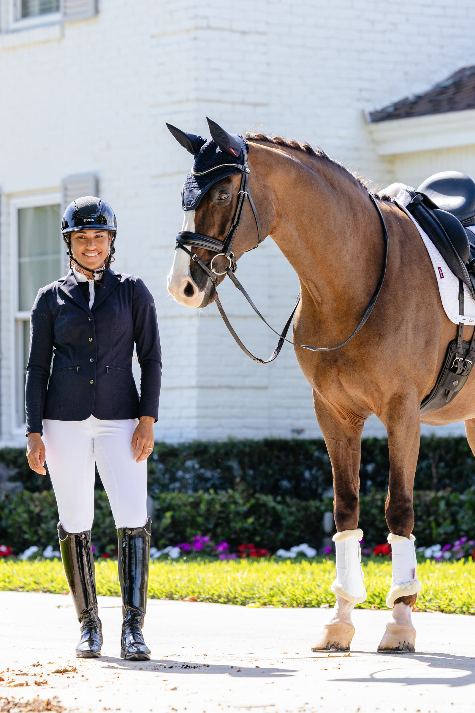 LeMieux Puissance dressuurzadeldek van imitatiesu&egrave;de