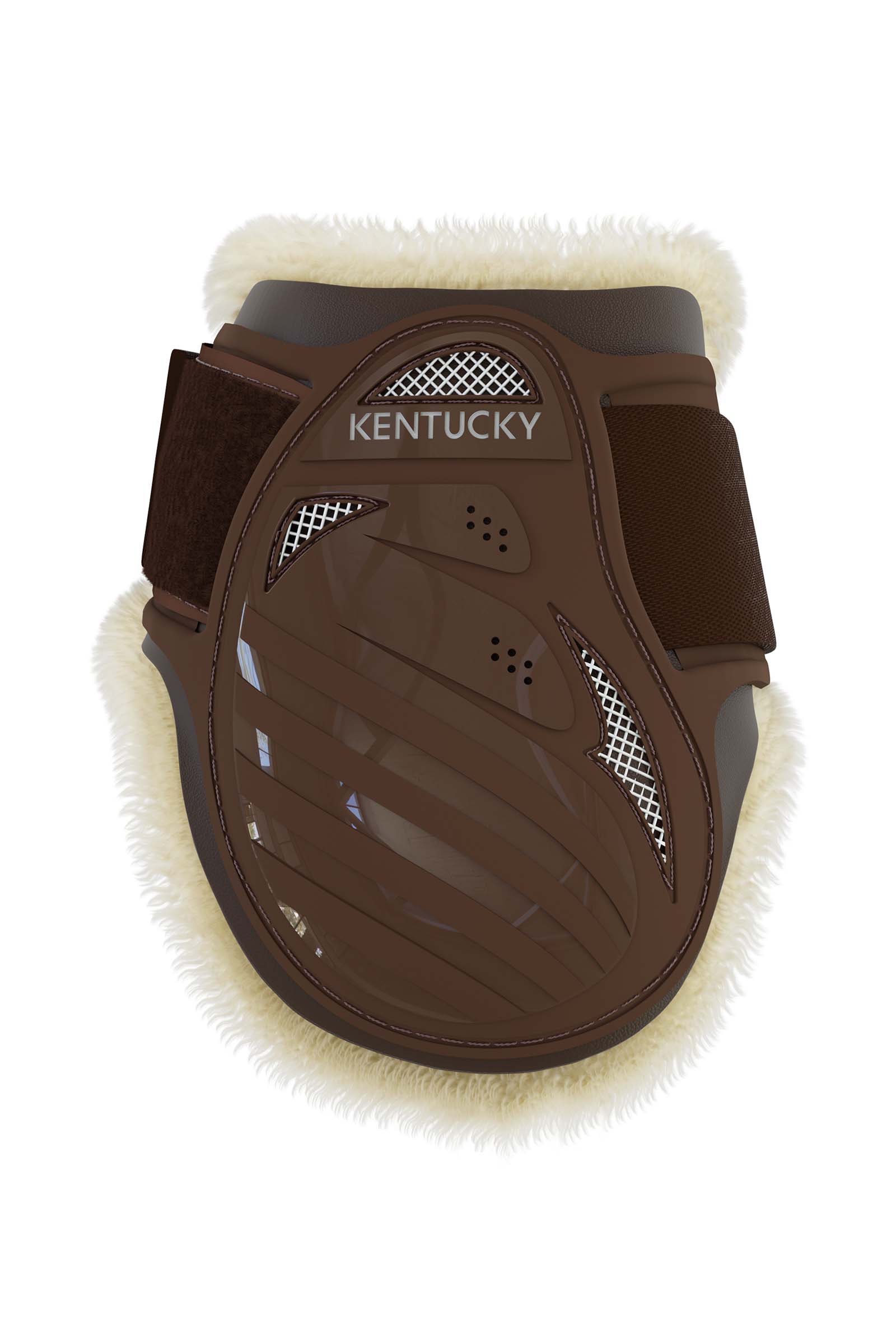 Brown Kentucky Horsewear Kogelbeschermer Jonge Paarden Vegan Wol