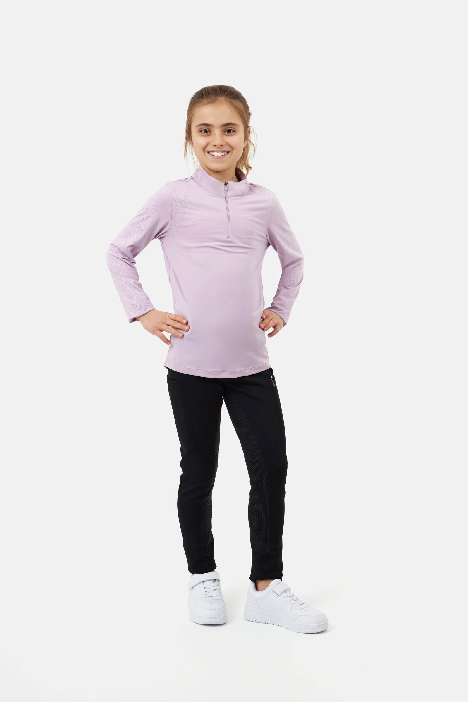 Horze Young Rider Emmie Cooling Training Shirt with Long Sleeves