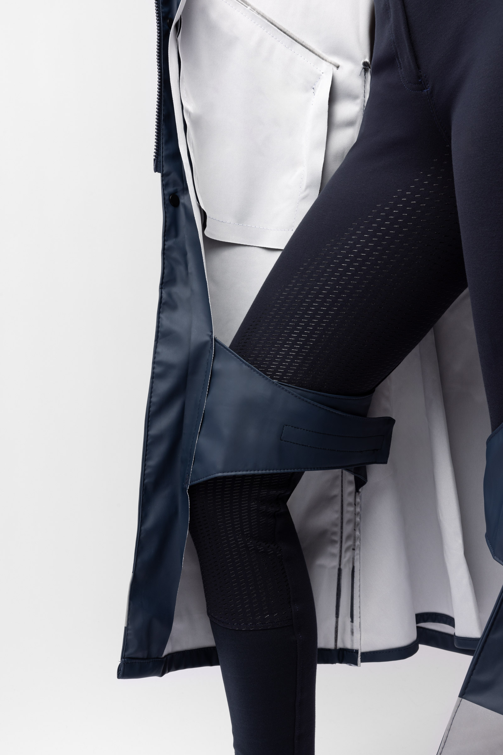 Horze Hazel Lange Regenjas met splitten, dames