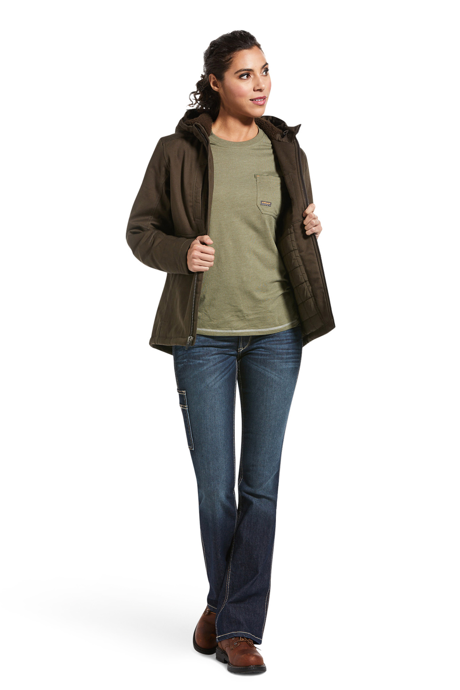 Ariat Rebar DuraCanvas geïsoleerde jas, dames