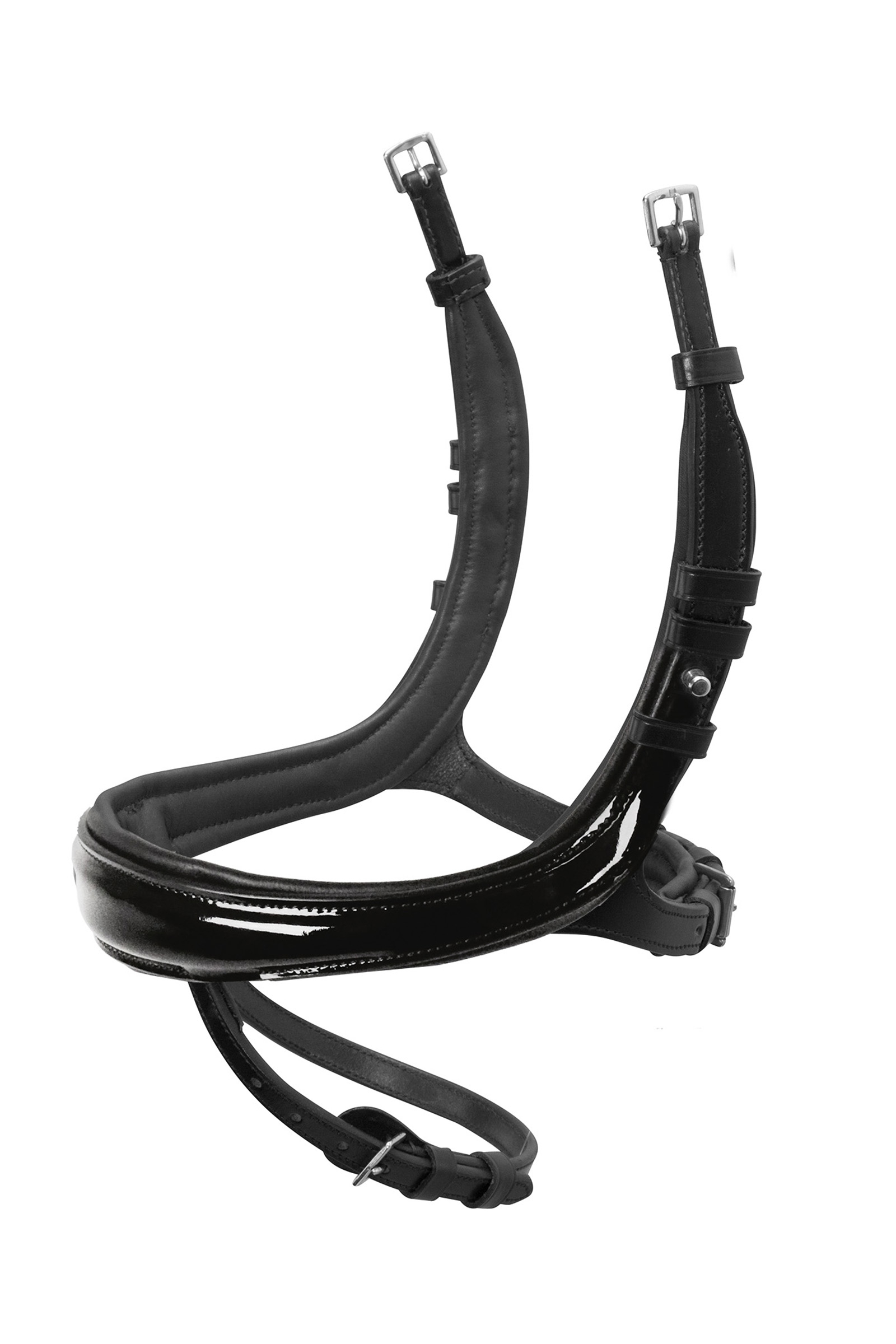 Black/Patent Grey/Silver Schockem&ouml;hle Equitus Beta Noseband