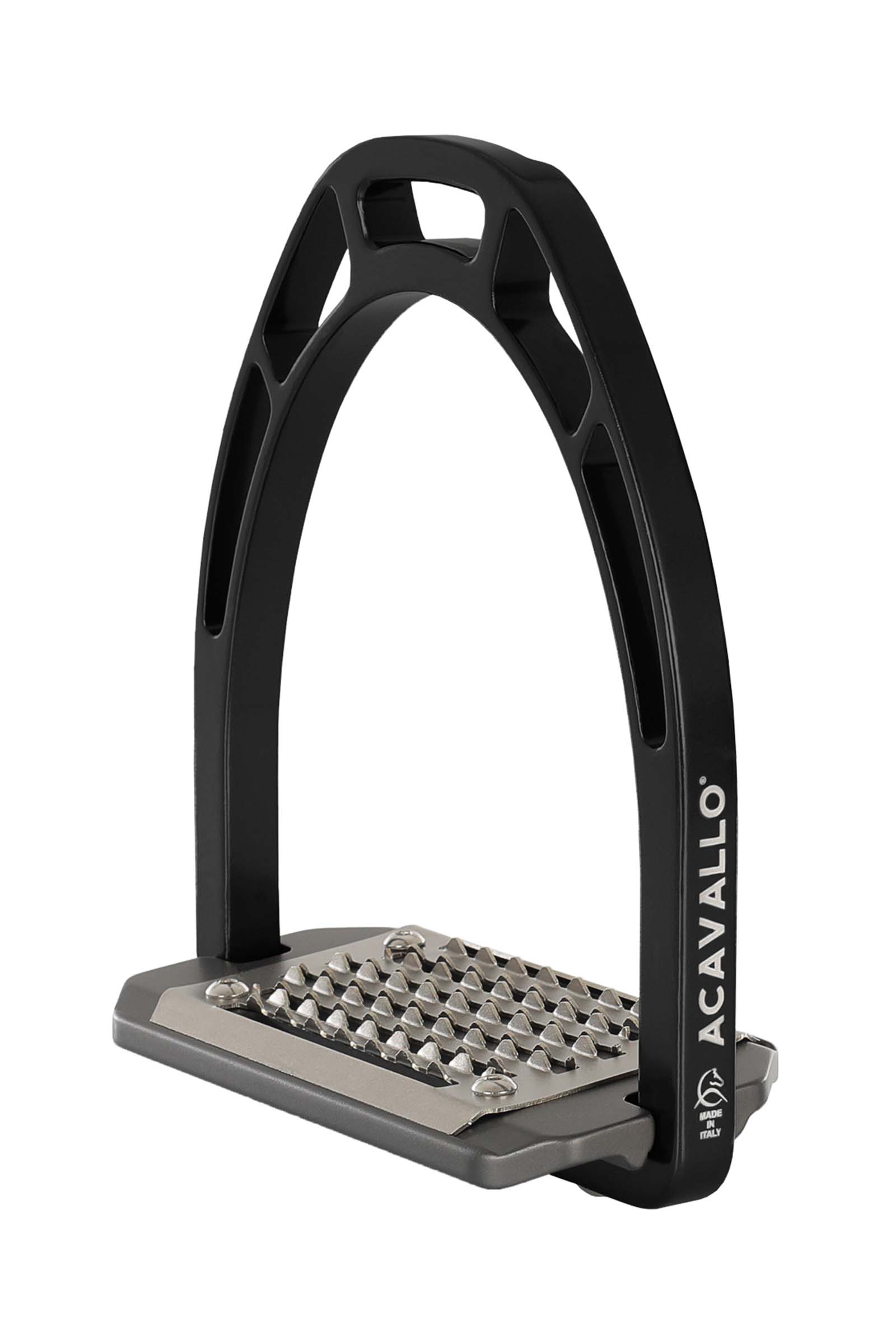 Black Acavallo Arco Evolution Alupro Aluminium Stijgbeugel