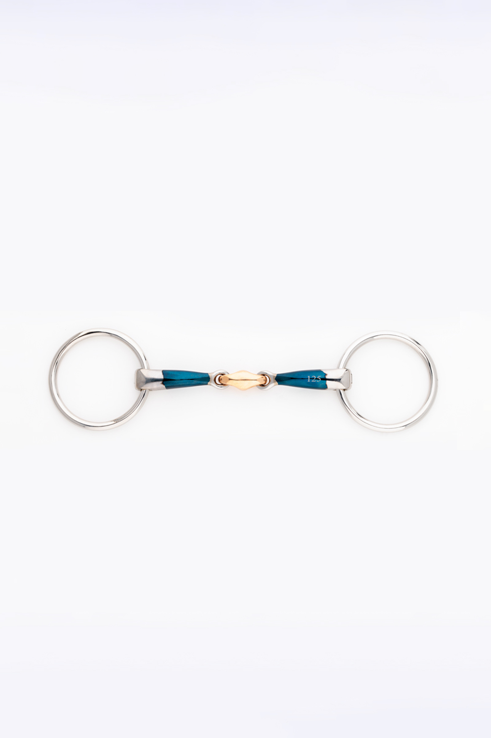 Kavalkade Ergonomisch Snaffel Bit Dubbelgebroken, Lock Up, 14 mm