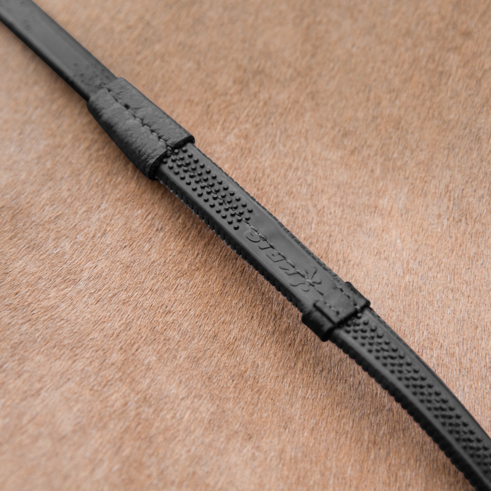 Horze Soft Grip Rubberen Teugels met stoppers