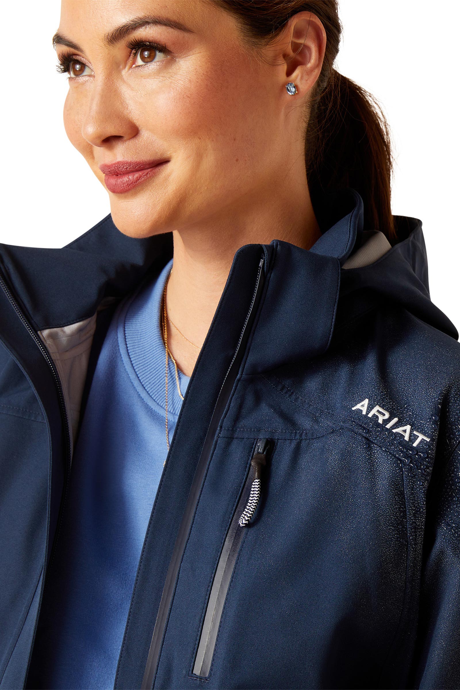 Ariat Coastal H2O Dames lange waterdichte parka