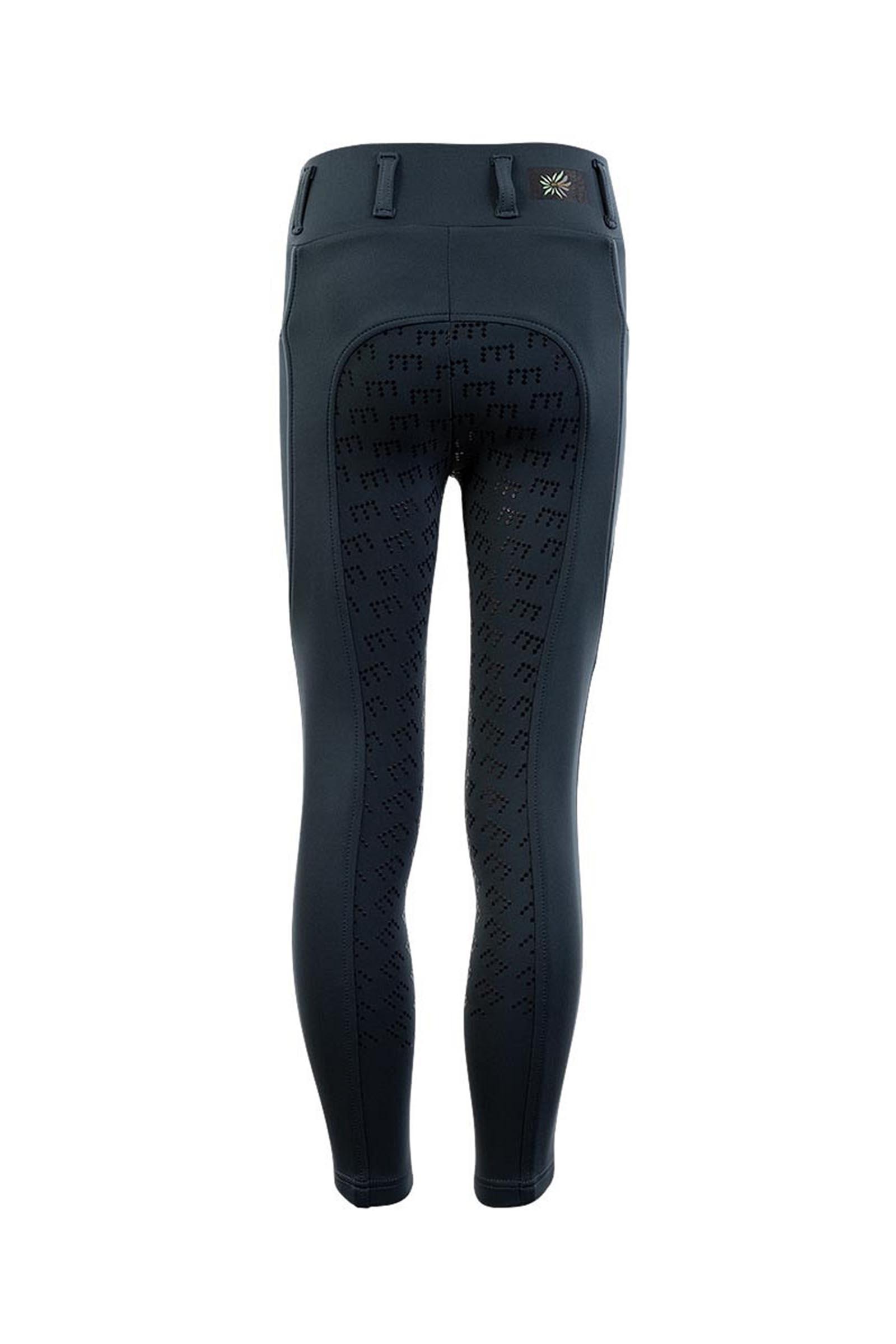Midnight Navy BR Mini Kids riding treggings met siliconen seat