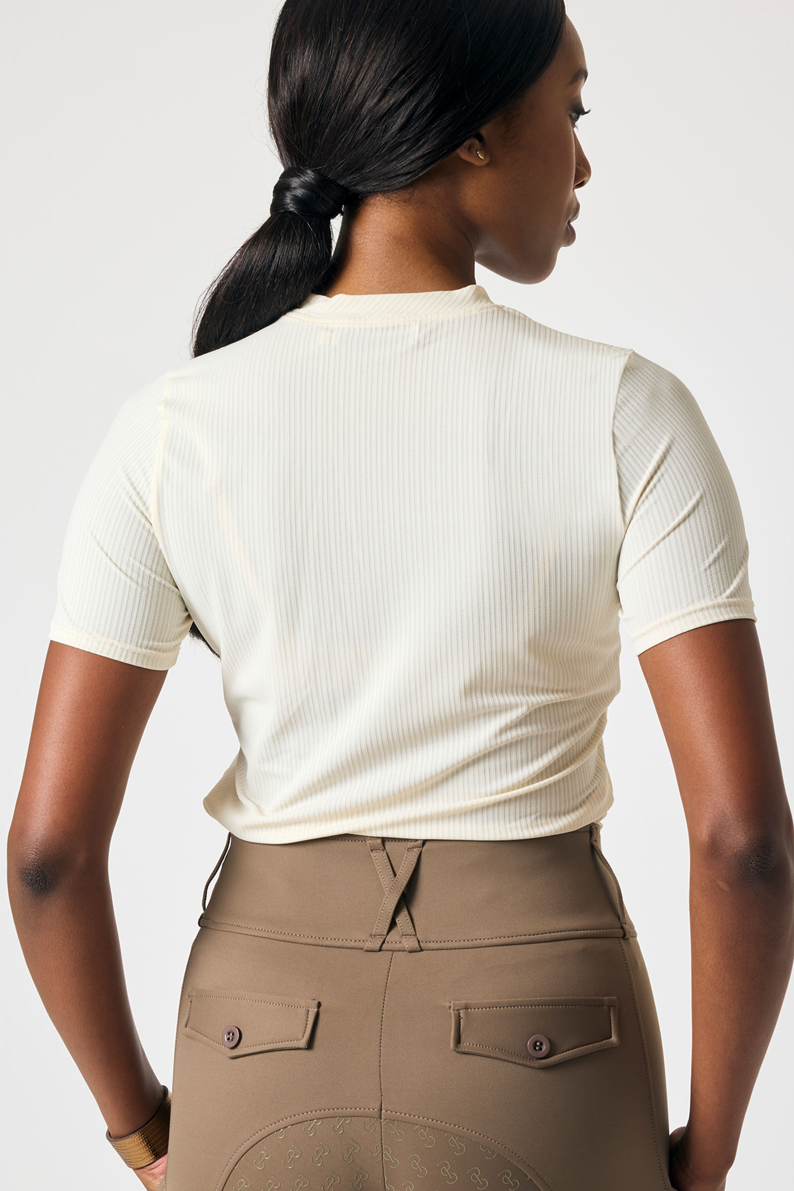 PS of Sweden Courtney S/S Gestreept Mesh Shirt