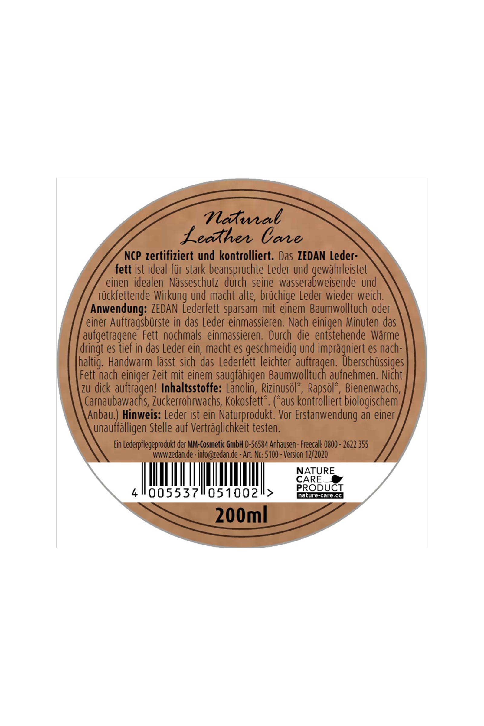 Zedan Ledervet, 200ml