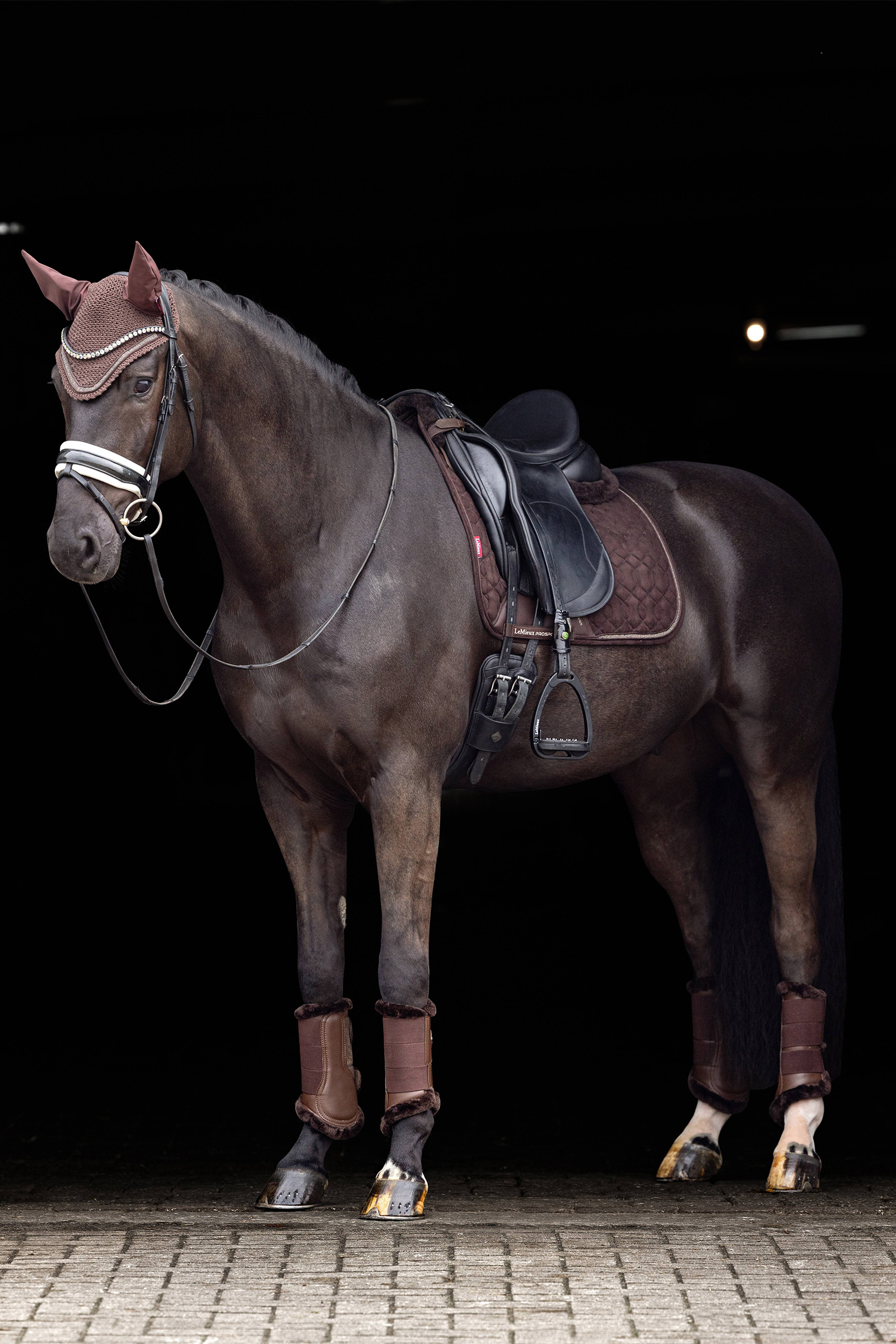 LeMieux Crystal Suede dressuurzadeldek