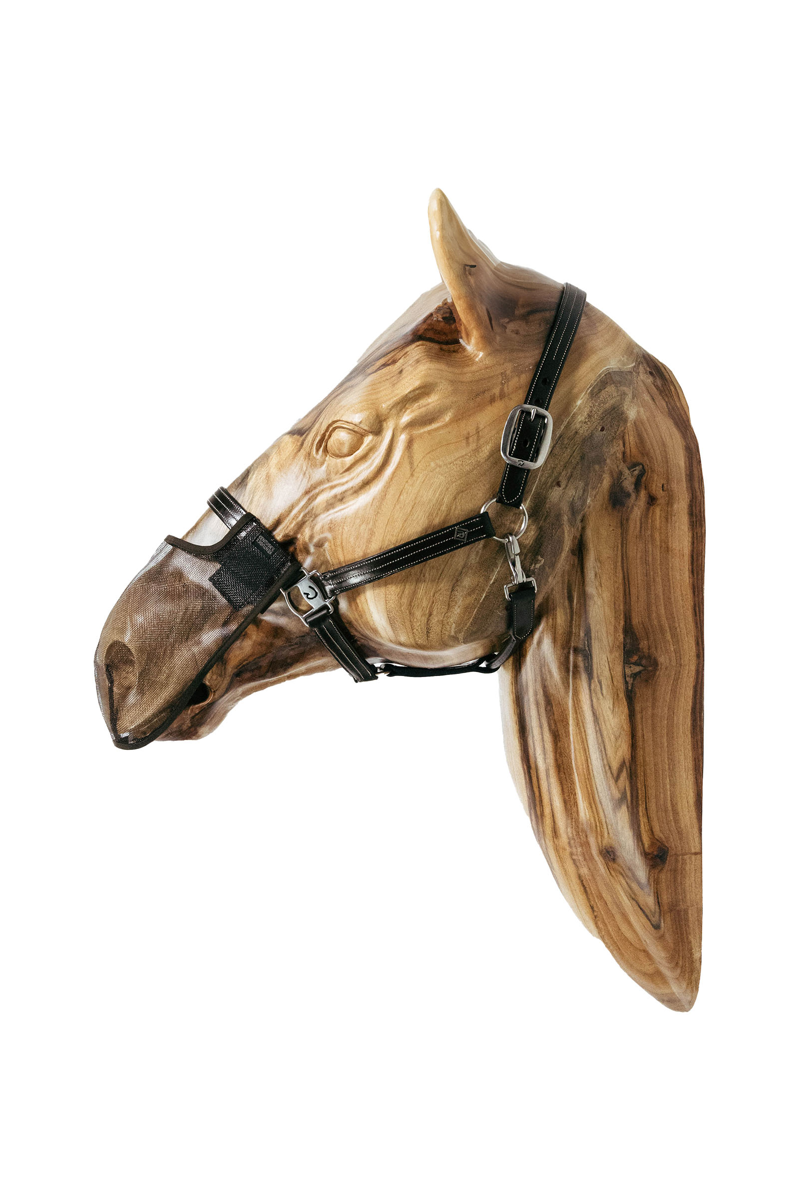 Brown Kentucky Horsewear anti-vliegen neusnet