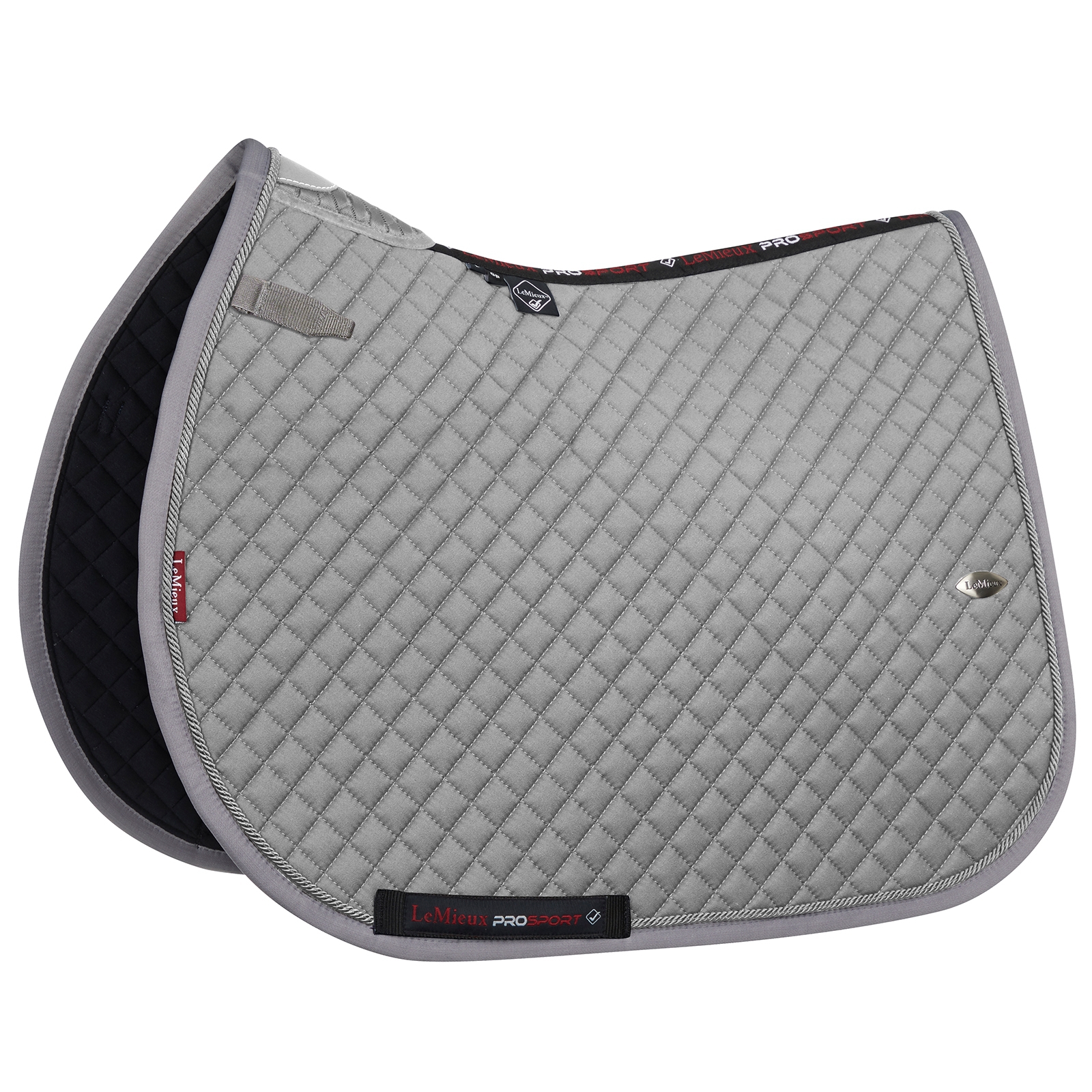 Grey LeMieux Mesh Springzadeldek met verlichting voor schoft