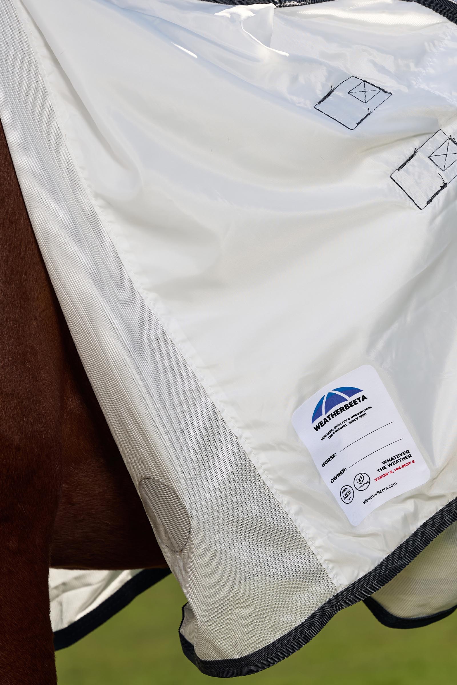 Weatherbeeta ComFiTec Tyro Vliegendeken combo met vaste hals, 0 g  