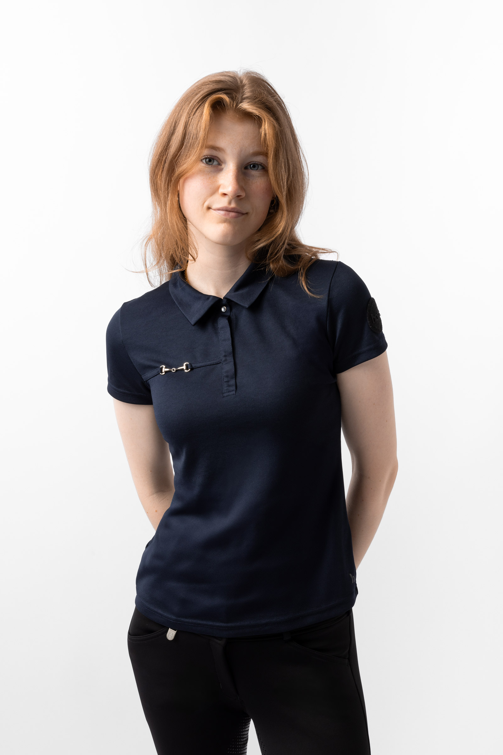Horze Denise Functioneel Poloshirt, korte mouwen, dames