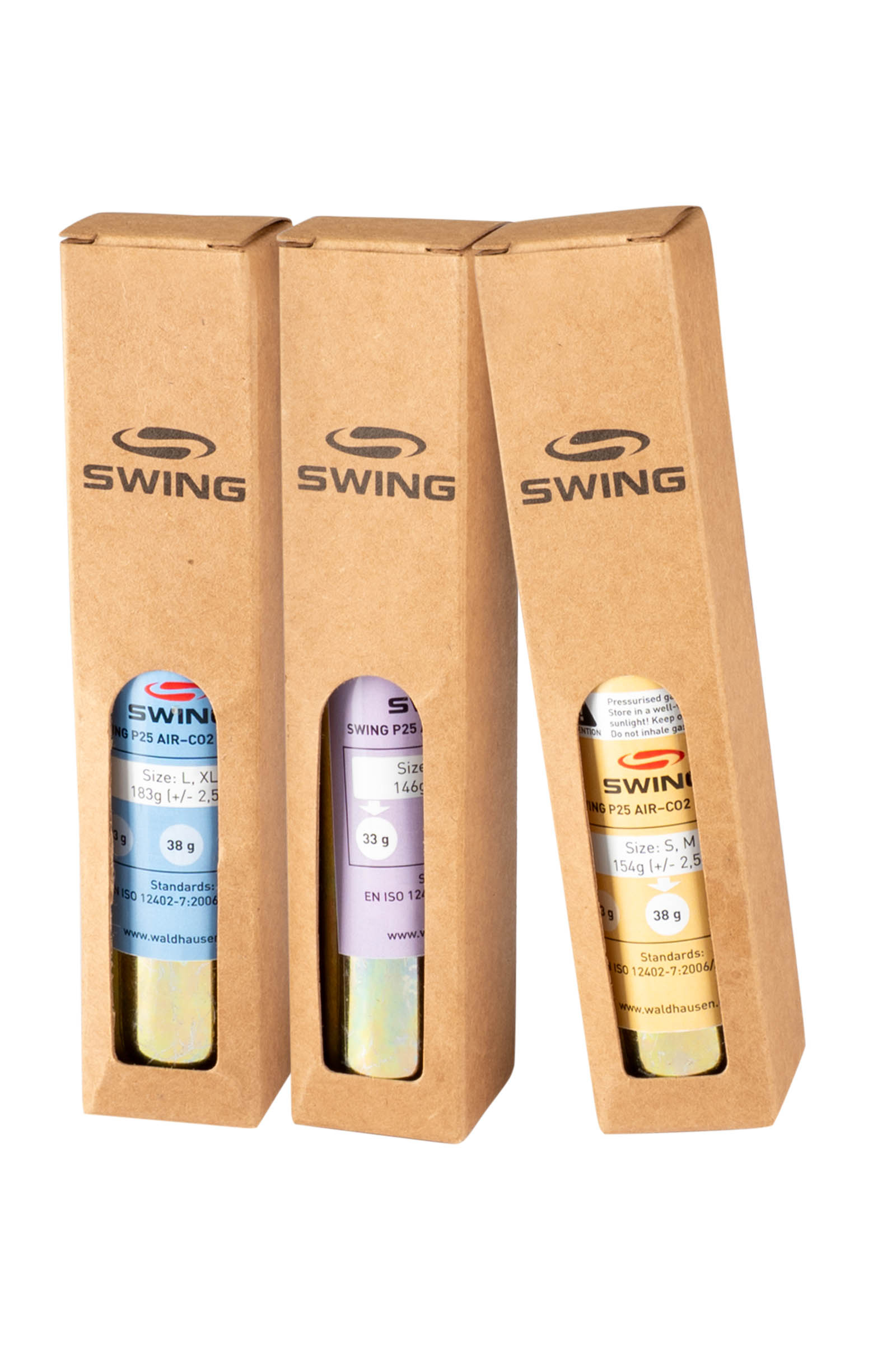 SWING Cartridge CO2 for SWING P25 AIR, XXS, XS, 33g