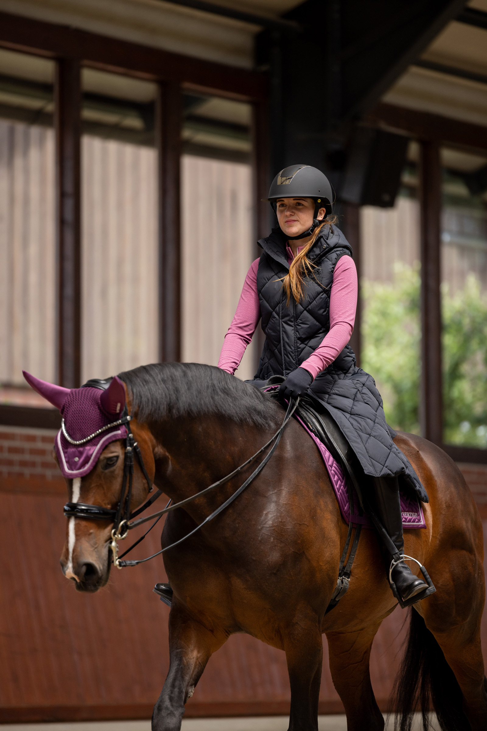 B Vertigo Gem Gewatteerde lange bodywarmer