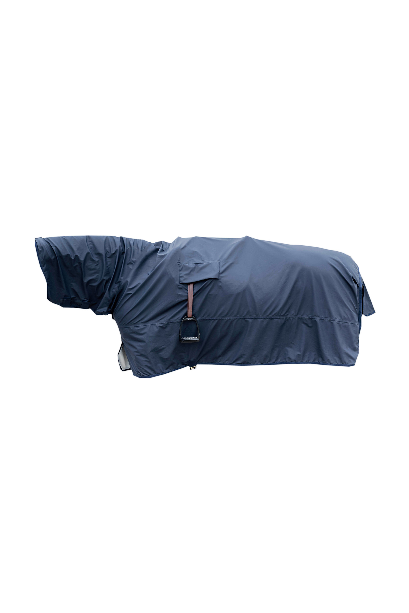 Navy Kentucky Horsewear Hurricane 100% waterproof Regendeken