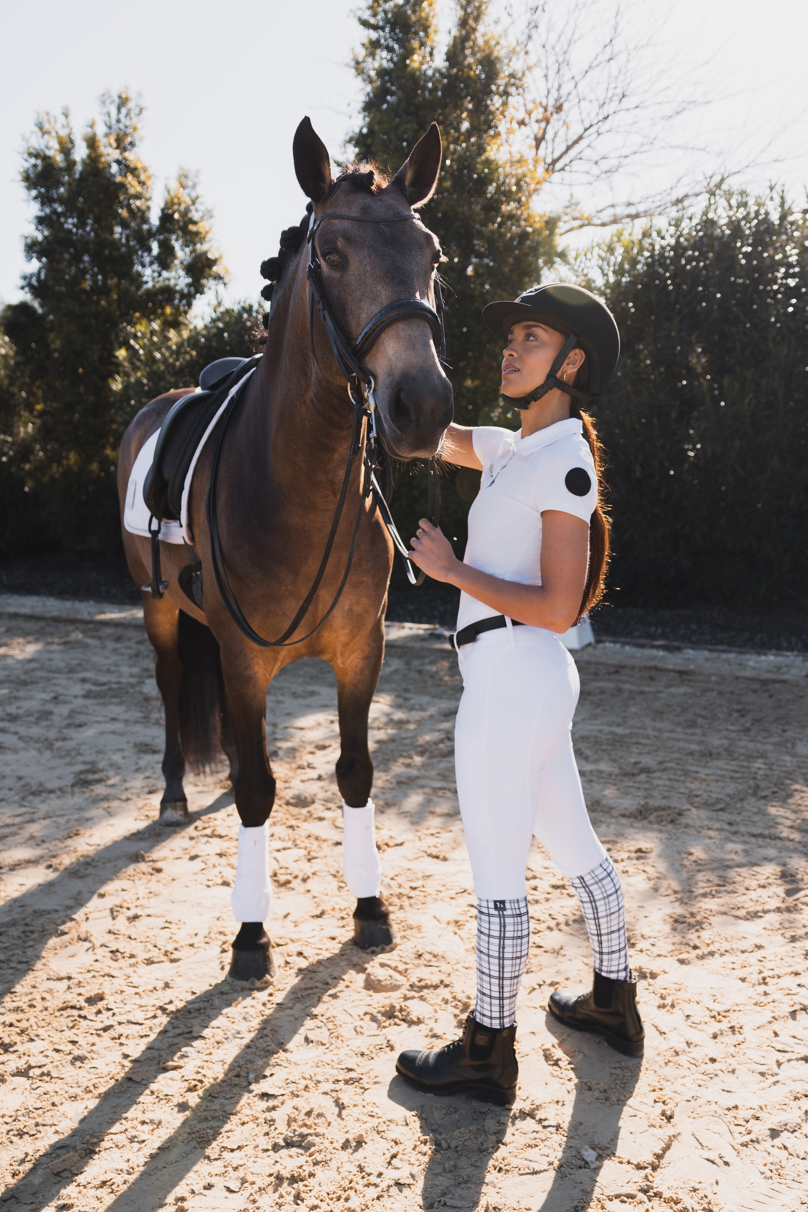 Horze Grand Prix Show Full Grip rijbroek UPF 50+