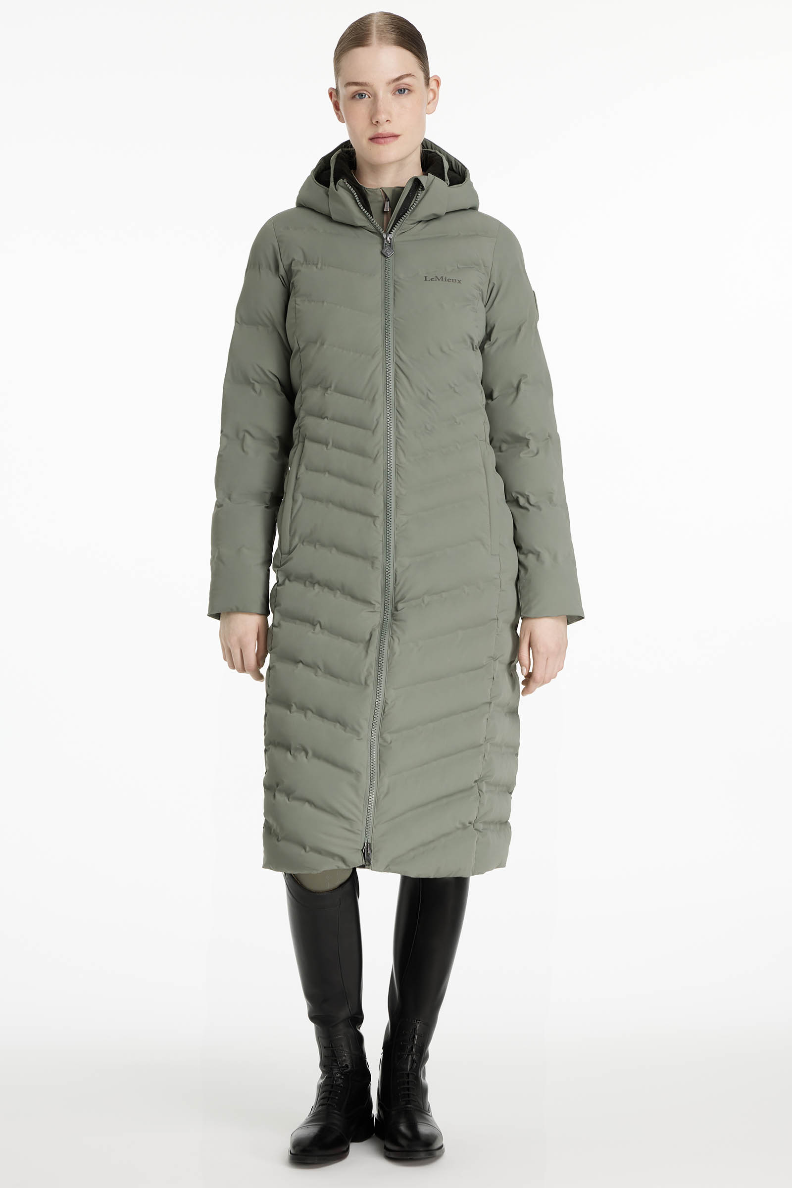 LeMieux Hayley waterafstotende lange gewatteerde jas voor dames