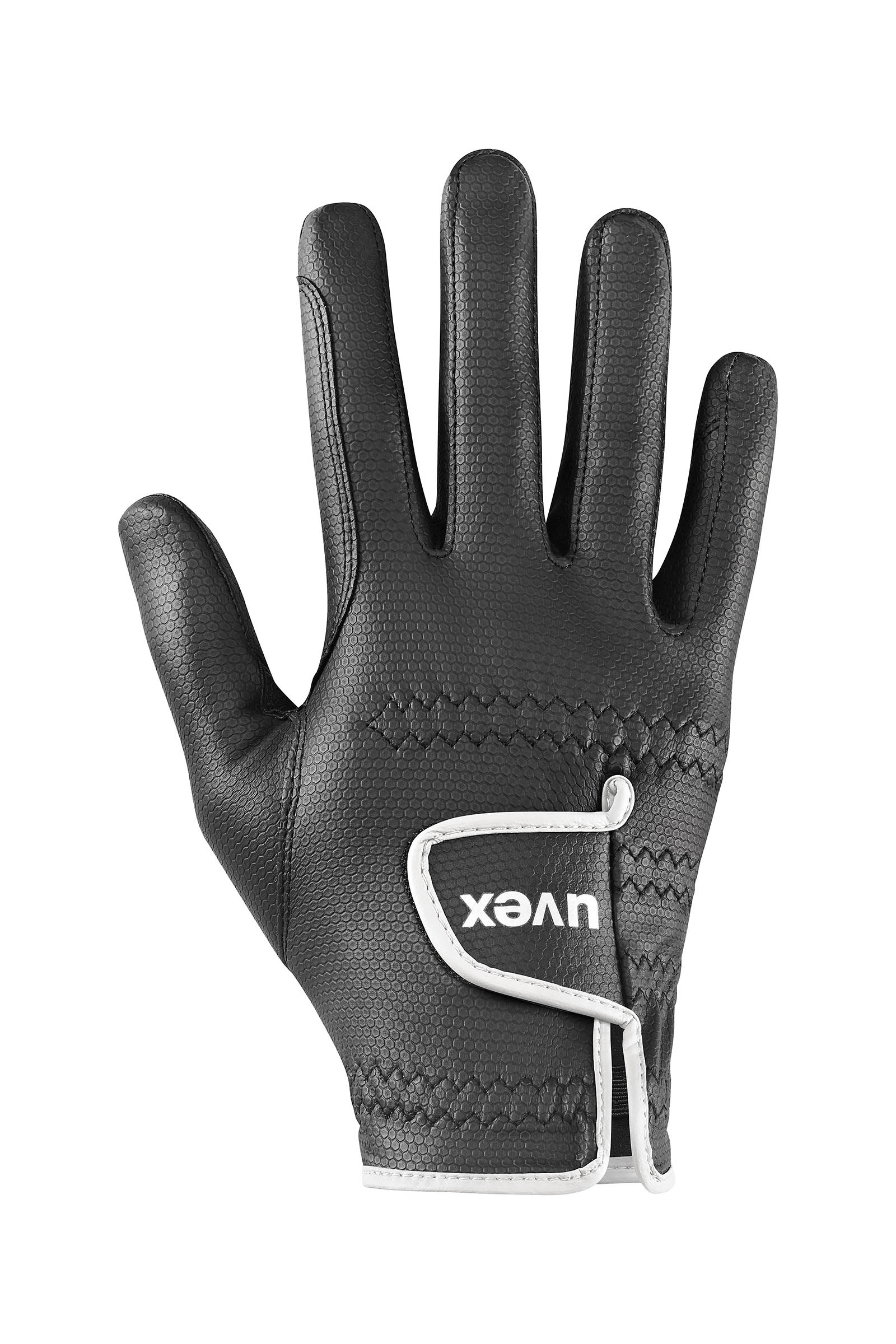 black-white Uvex Topstyle Riding Gloves