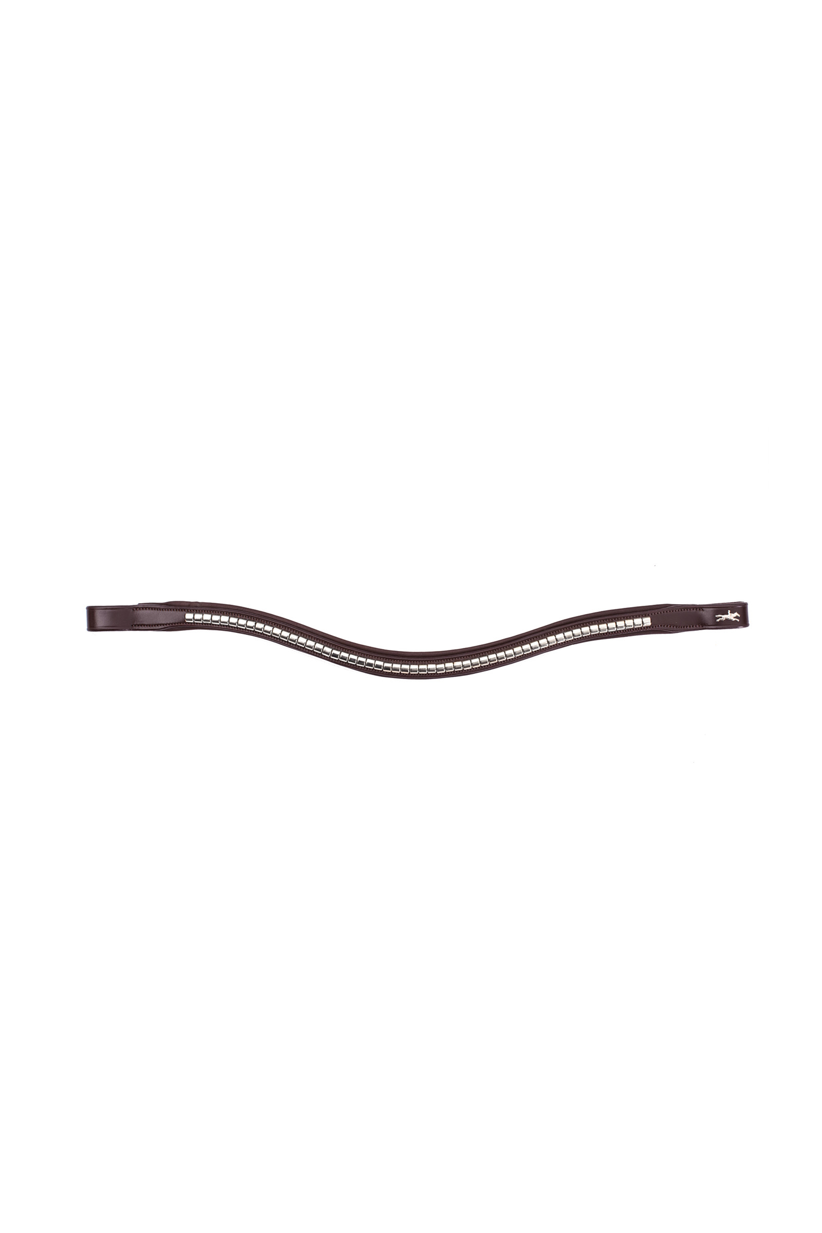 Dark Brown/Silver Schockem&ouml;hle Sports Clincher Select Frontriem