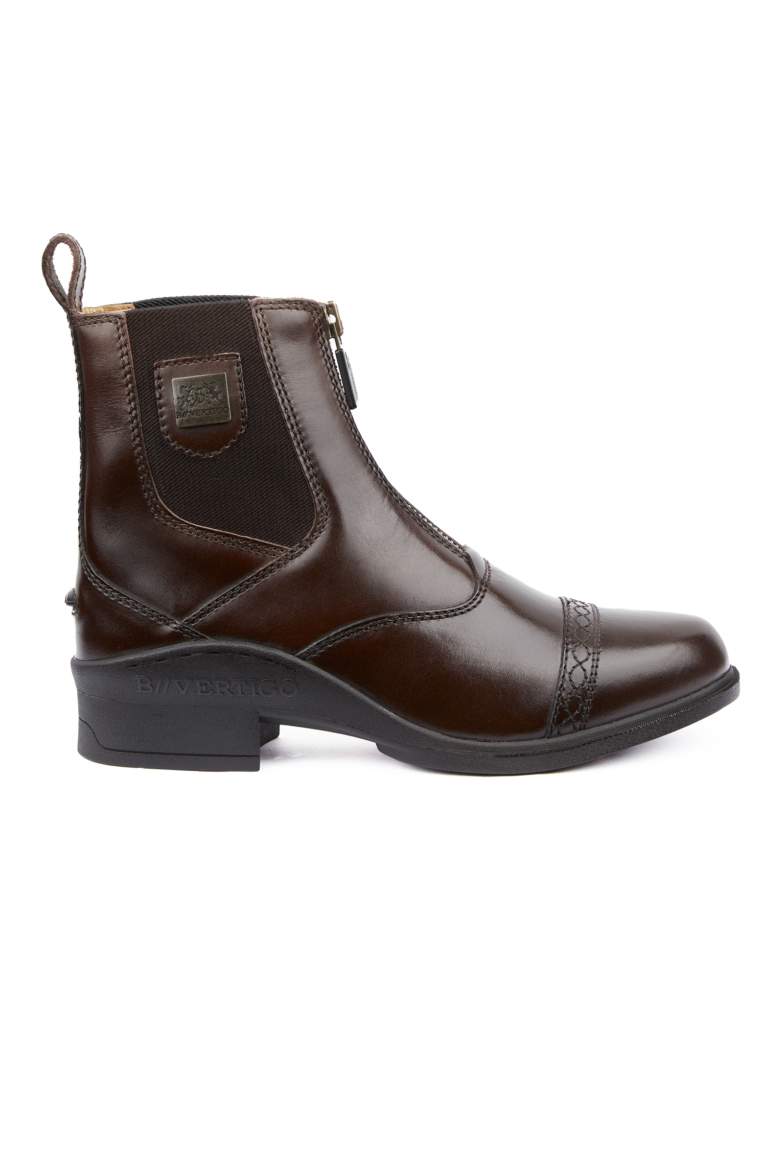 B Vertigo Saturn Leren Jodhpurs met rits vooraan, dames